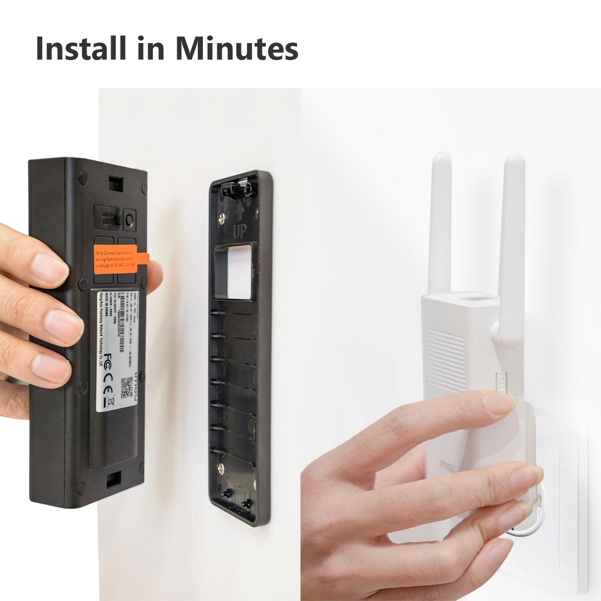 Imou Caméra de surveillance »Smart Kamera-Türklingel DB60 Kit« Espace extérieur