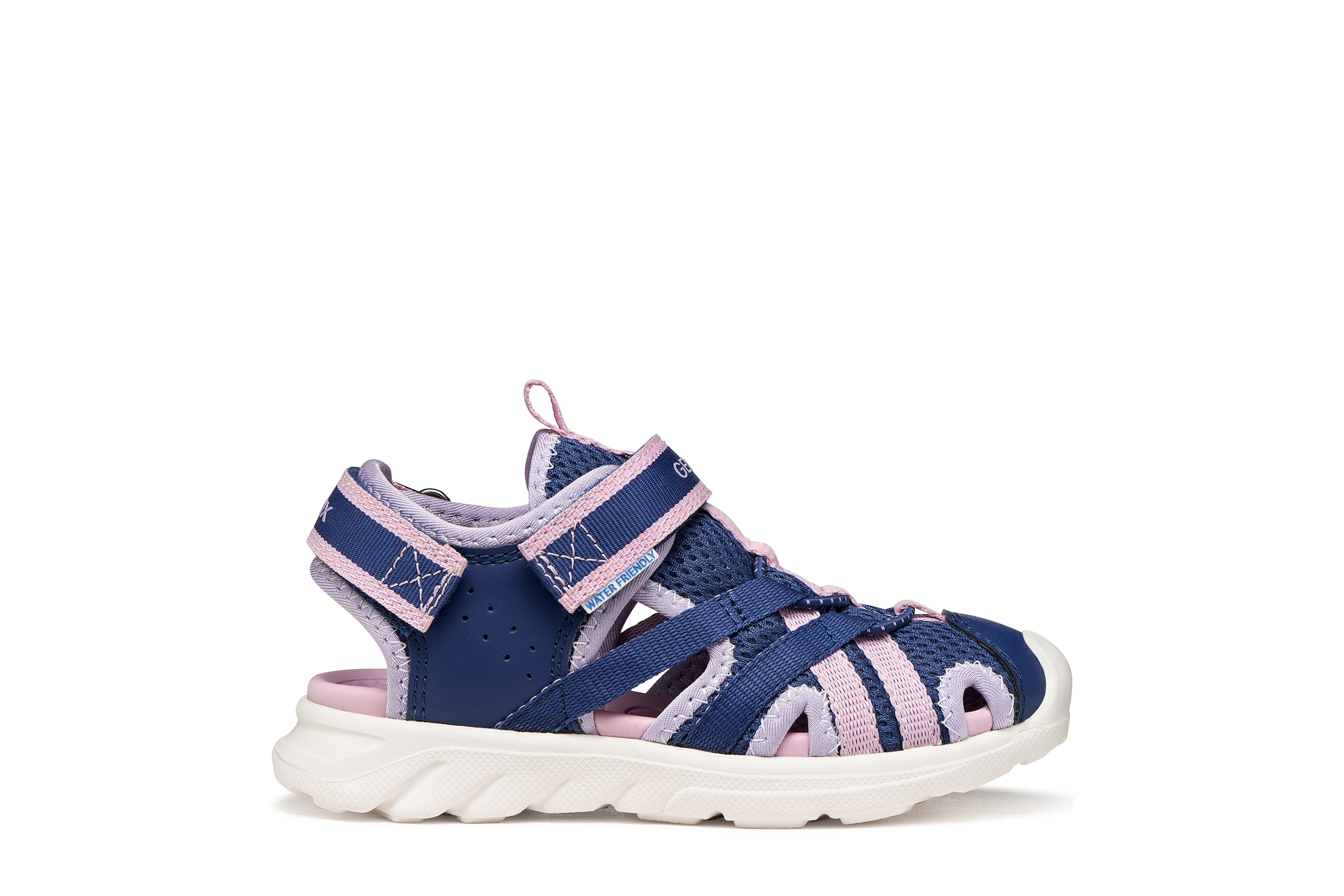 Geox Sandale »J SANDAL AIRADYUM GI«  avec fermeture scratch et bride talonnière, gabarit de taille à télécharger