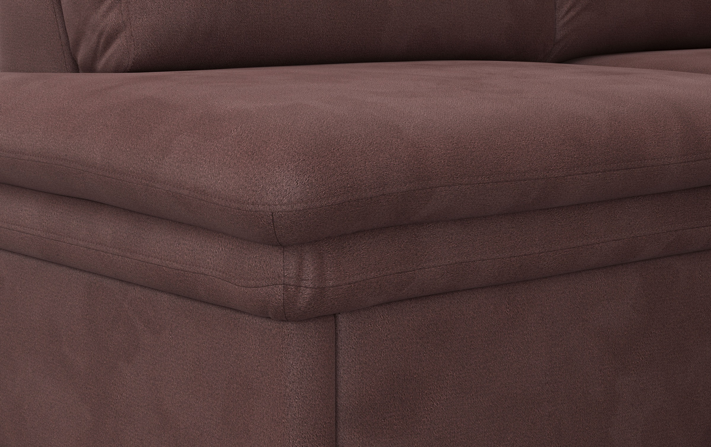 COTTA Ecksofa »Leandra L-Form« wahlweise mit Bettfunktion & Bettkasten