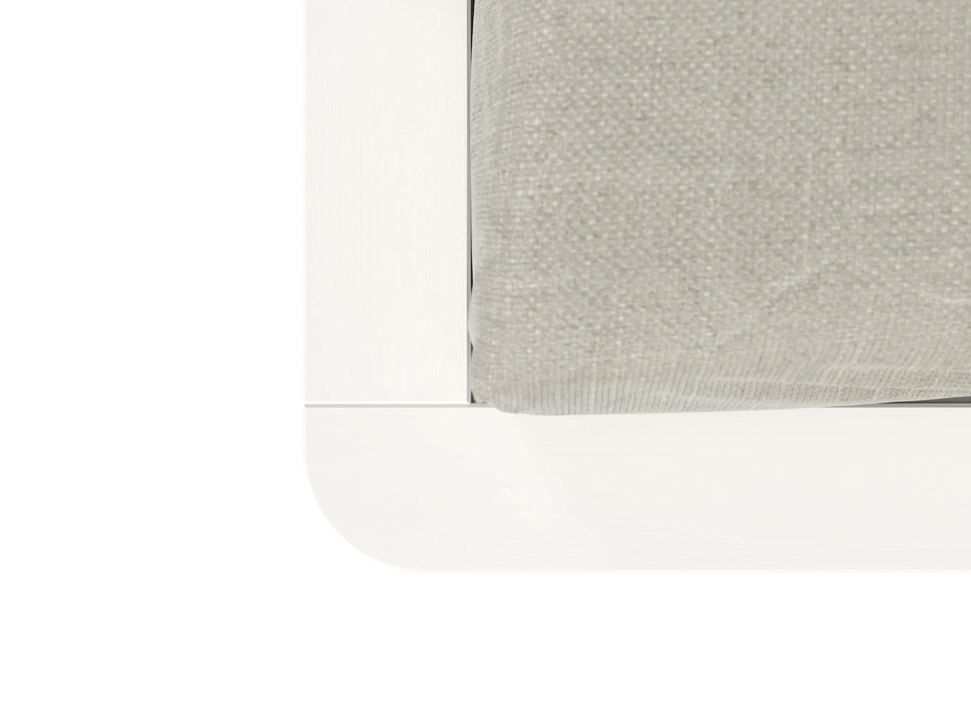 GOODproduct Lit en bois massif »Antri, Futonbett, ergonomisch geformtes Kopfteil, stilvolles Design« Rahmen zur Ablage von Smartphone, mit Lattenrost, Bettkasten optional