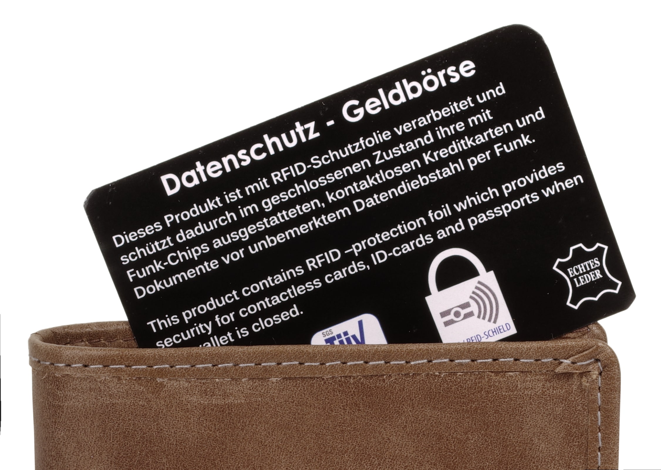 Bruno Banani Porte-monnaie echt Leder