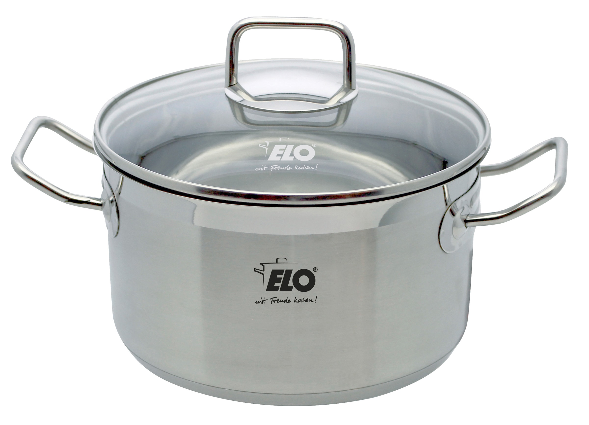 Elo Basic Topf-Set »Basic Profi Duo Therm Topfset 6-teilig« Set, 10 Stk. tlg. Edelstahl