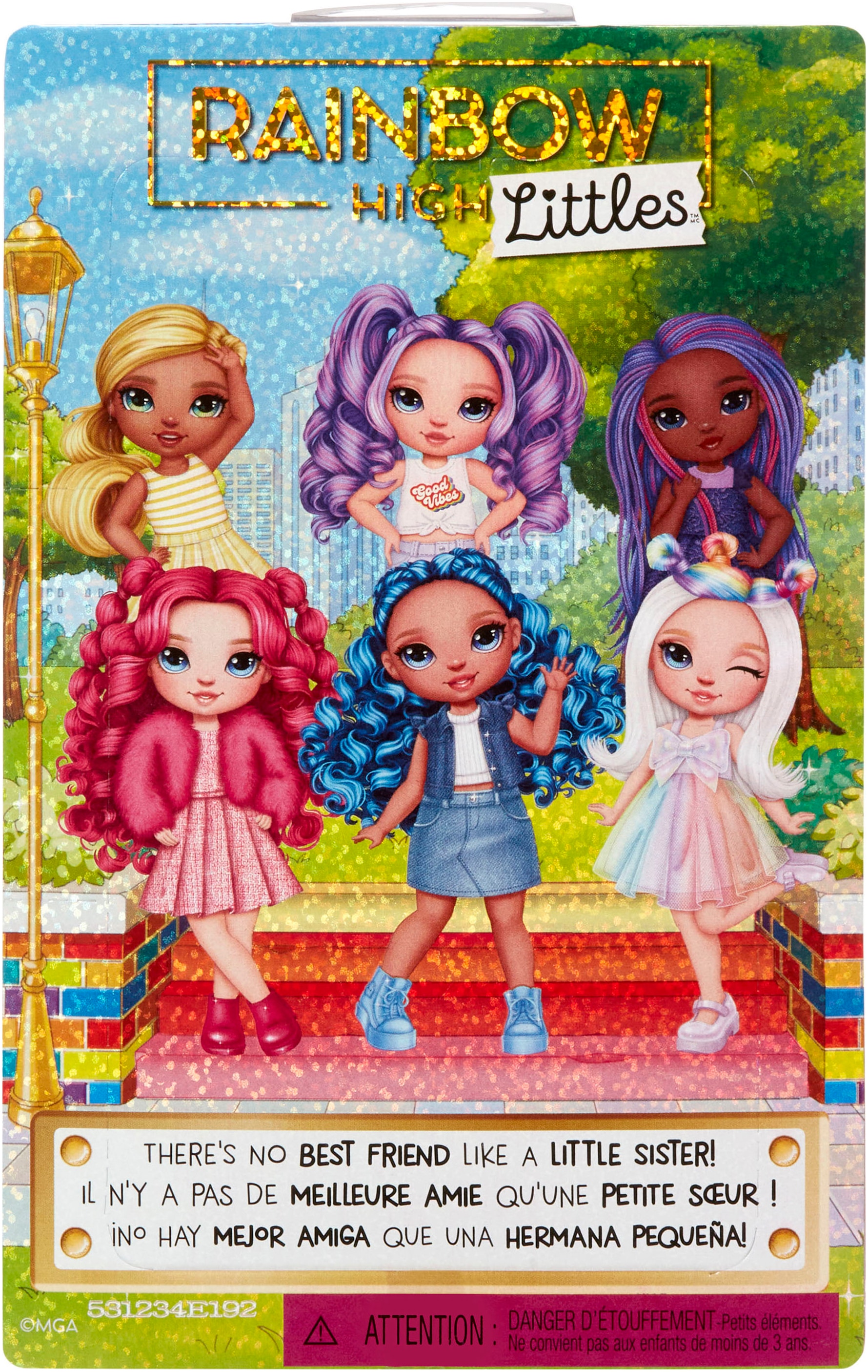 RAINBOW HIGH Anziehpuppe »Rainbow High Littles Dolls - Amethyst (Purple)«
