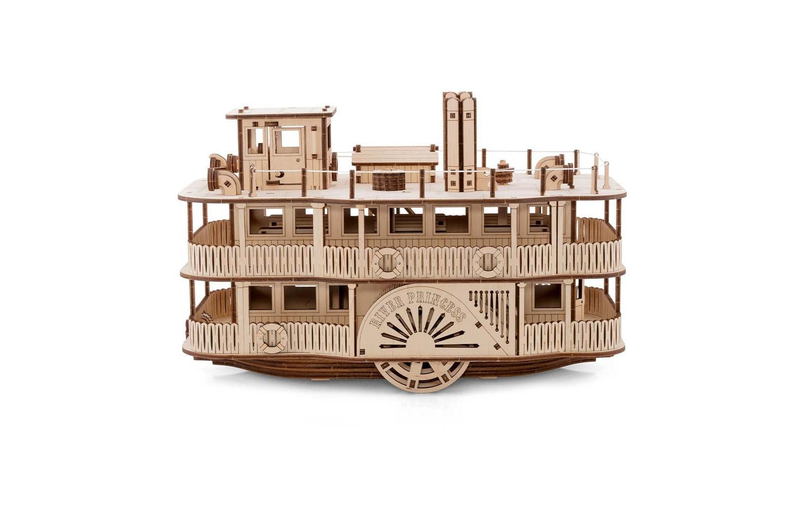   Modellbausatz »Eco-Wood-Art Raddampfer River Princess« 416 Stk. tlg.