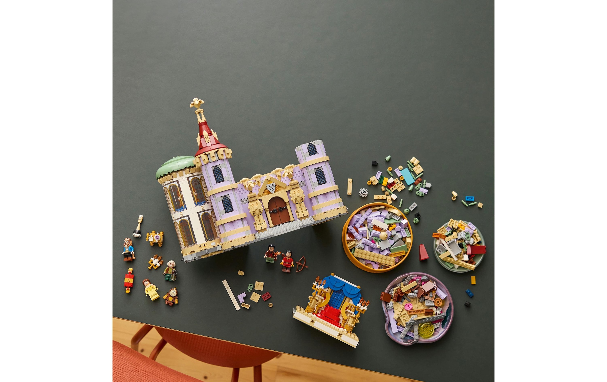 LEGO® Konstruktionsspielsteine »Disney Das Schloss aus Die Schöne und das Biest 43263«