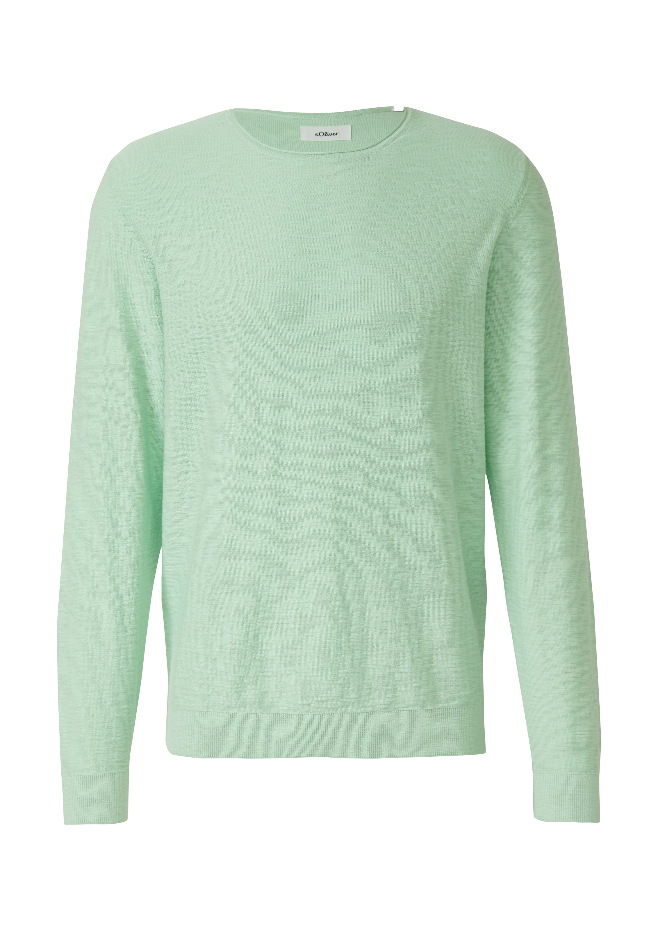 s.Oliver Strickpullover mit Rundhals, Regular Fit
