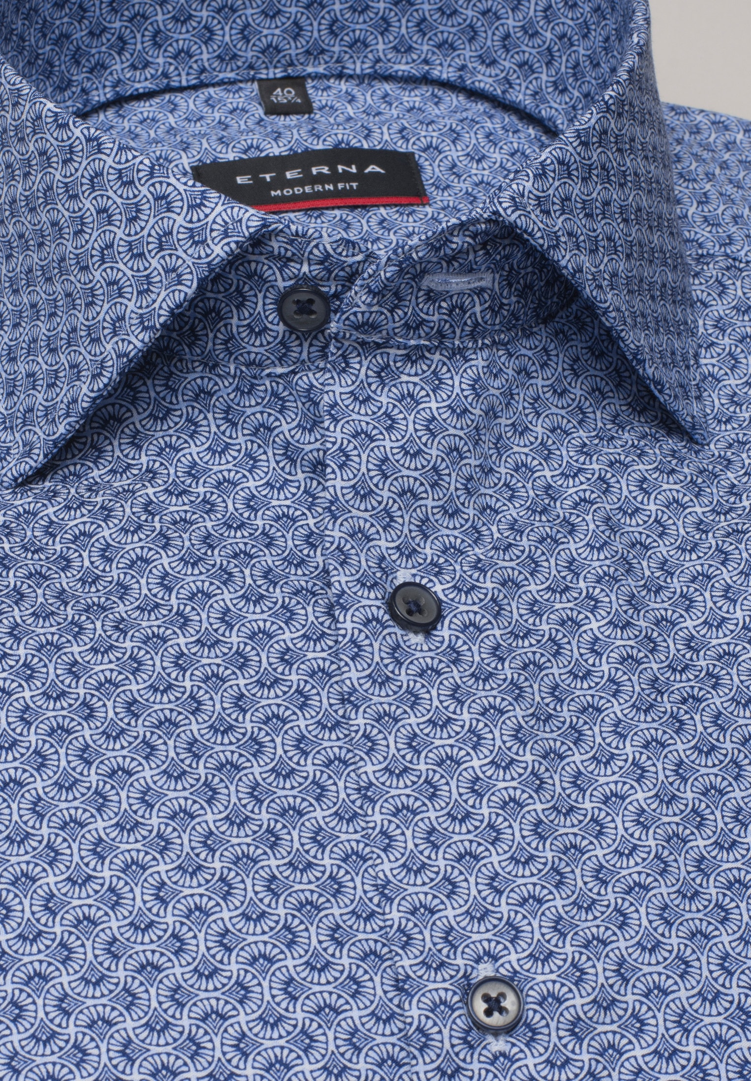 Eterna Langarmhemd »MODERN FIT« NON IRON (bügelfrei)