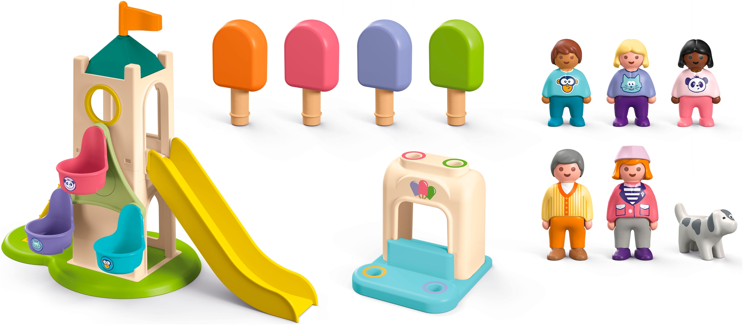 Playmobil® Jeu de construction »Erlebnisturm mit Eisstand (71703), JUNIOR« Made in Europe