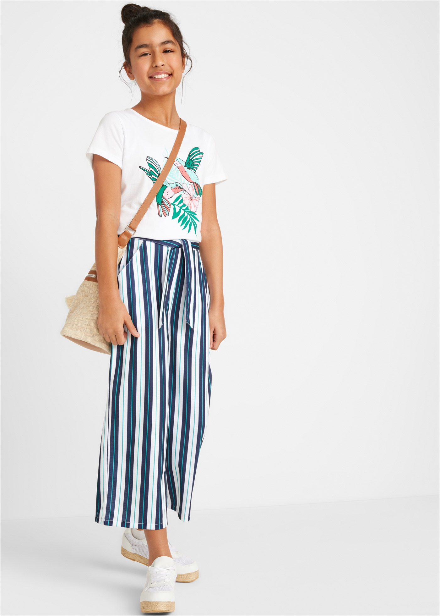 bonprix Pantalon palazzo  Palazzo-Hose mit elastischem Bund