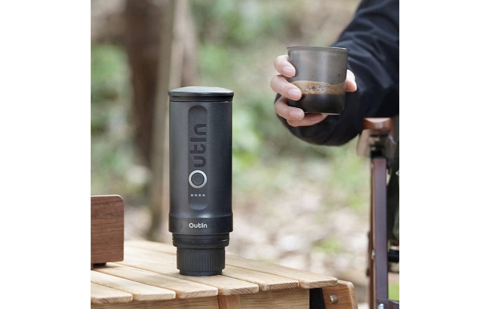   Machine à café de voyage »OUTIN Nano« Tragbare Espressomaschine