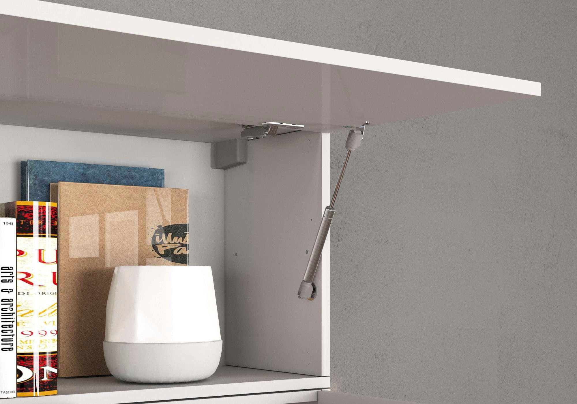 GOODproduct Wohnwand »Chronos Wohnwand, Medienwand, 8-er set« 8 Stk. tlg.