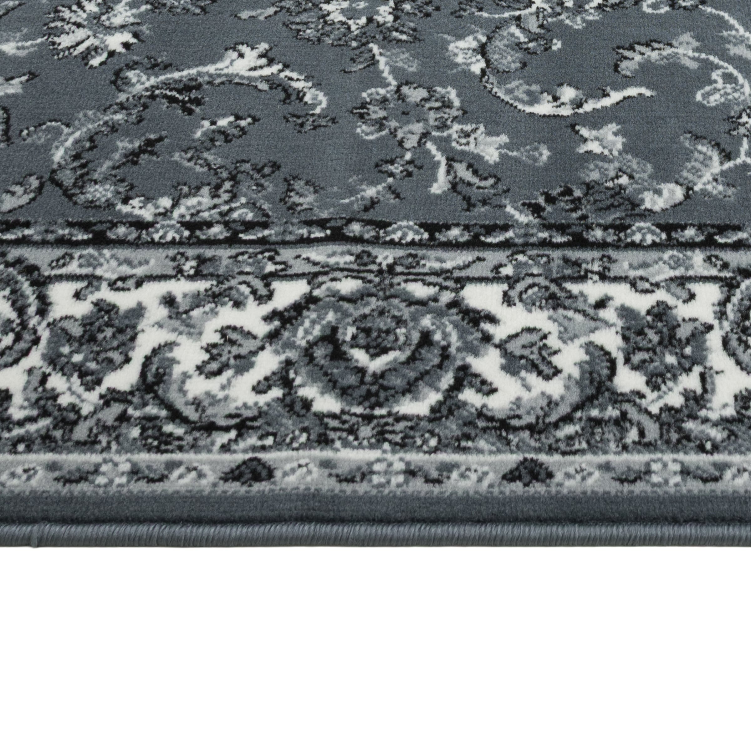 GOODproduct Teppich »Ezzo, mit Bordüre, Kurzflor, Made in Belgium« rechteckig 7 mm Höhe Orient-Optik, Teppich,  Wohnzimmer, Esszimmer, Schlafzimmer