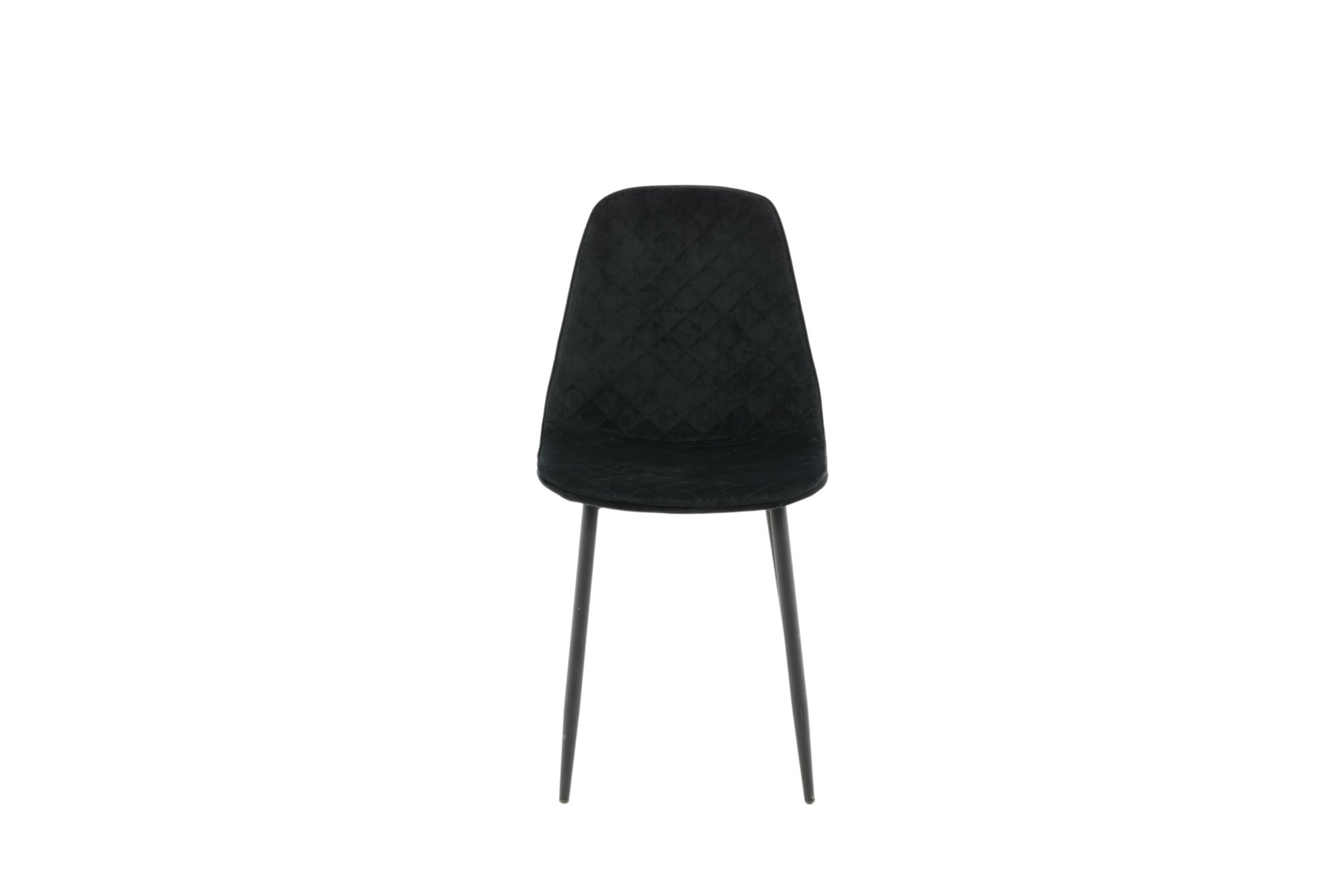 Venture Home Chaise de salle à manger »Polar Diamond, 2er-Set Esszimmerstühle in Grau-Samt, 150 kg belastbar« () 2 cuischaise rembourrée, revêtement en velours, pieds en métal, matelassage diamant, élégant