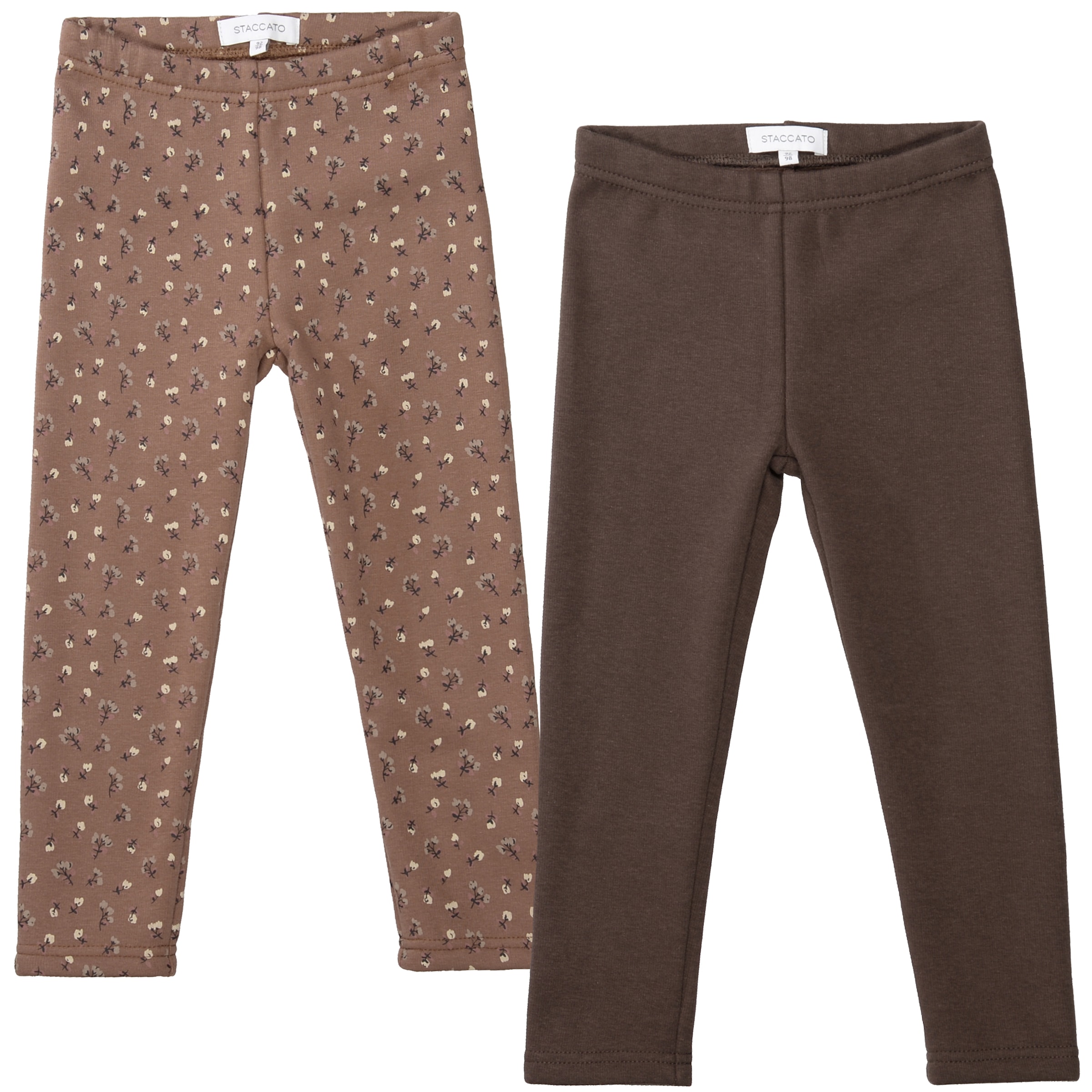 STACCATO Thermoleggings  2er Pack-unifarben-bedruckt / Winter-Leggins / für Girls