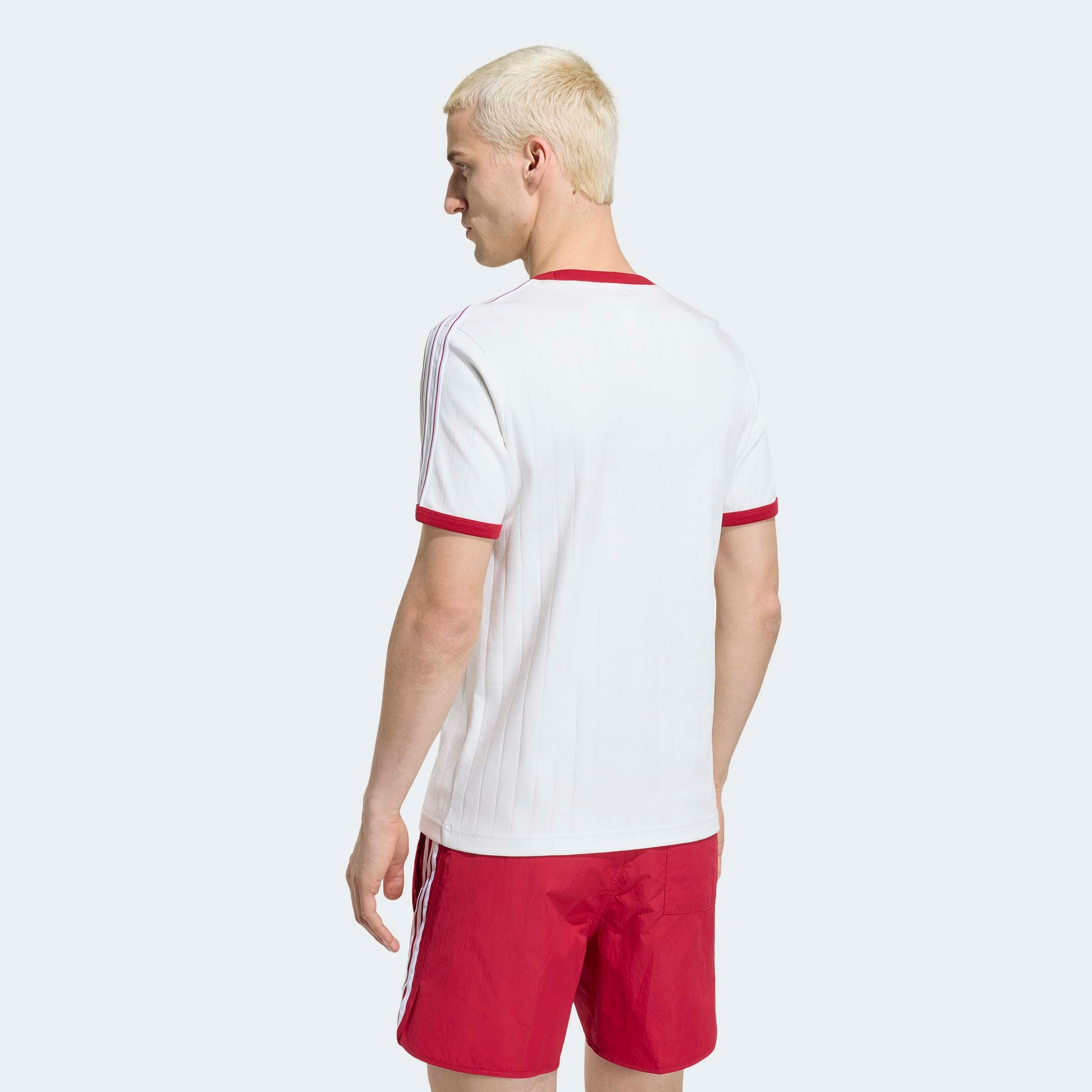 adidas Originals T-shirt »DROP NEEDLE 3-STREIFEN« pour adultes, style sportif, longueur normale, manches courtes