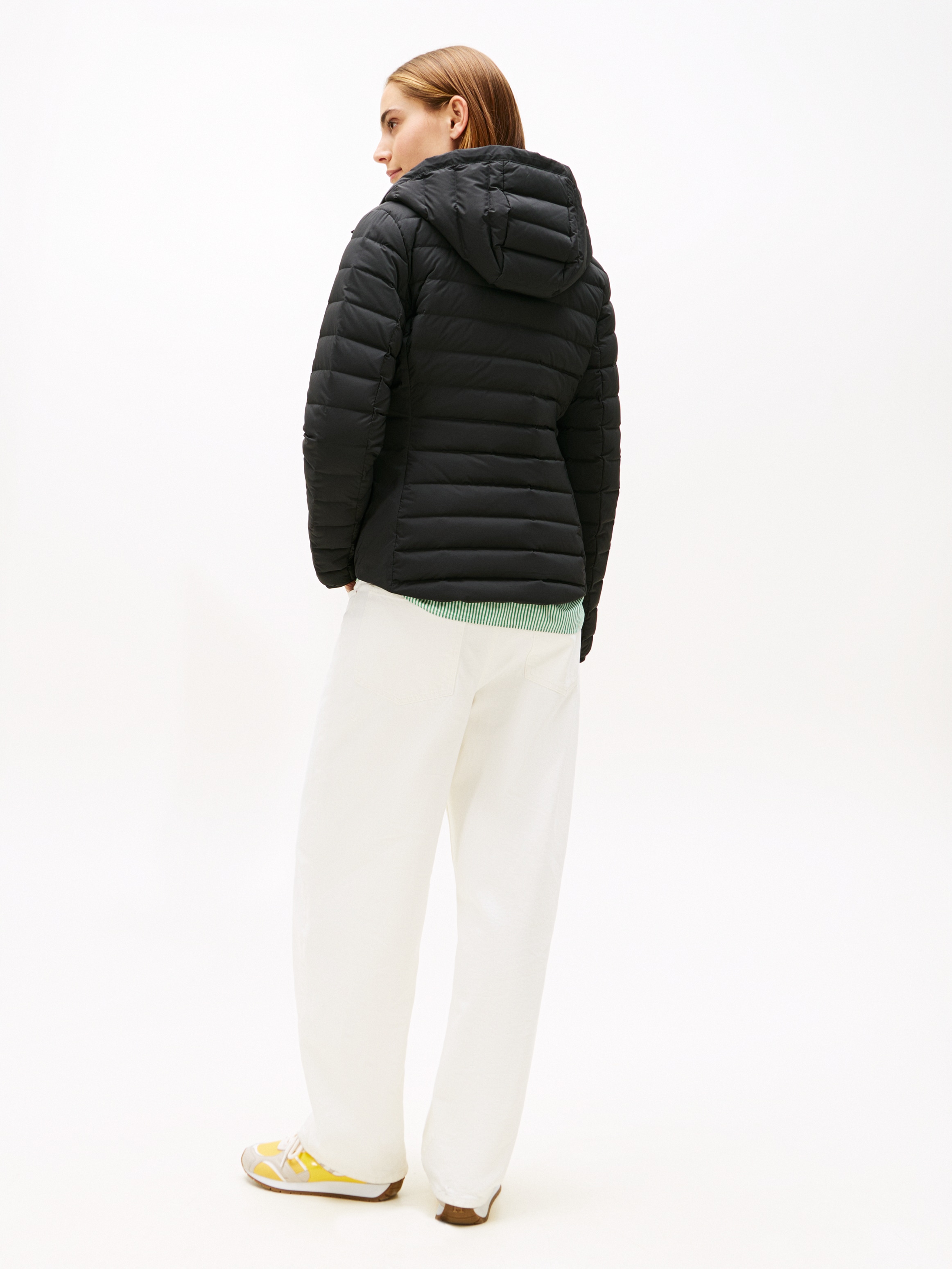 Tommy Hilfiger Veste matelassée »STRETCH NYLON LW DOWN JACKET« mit Kapuze