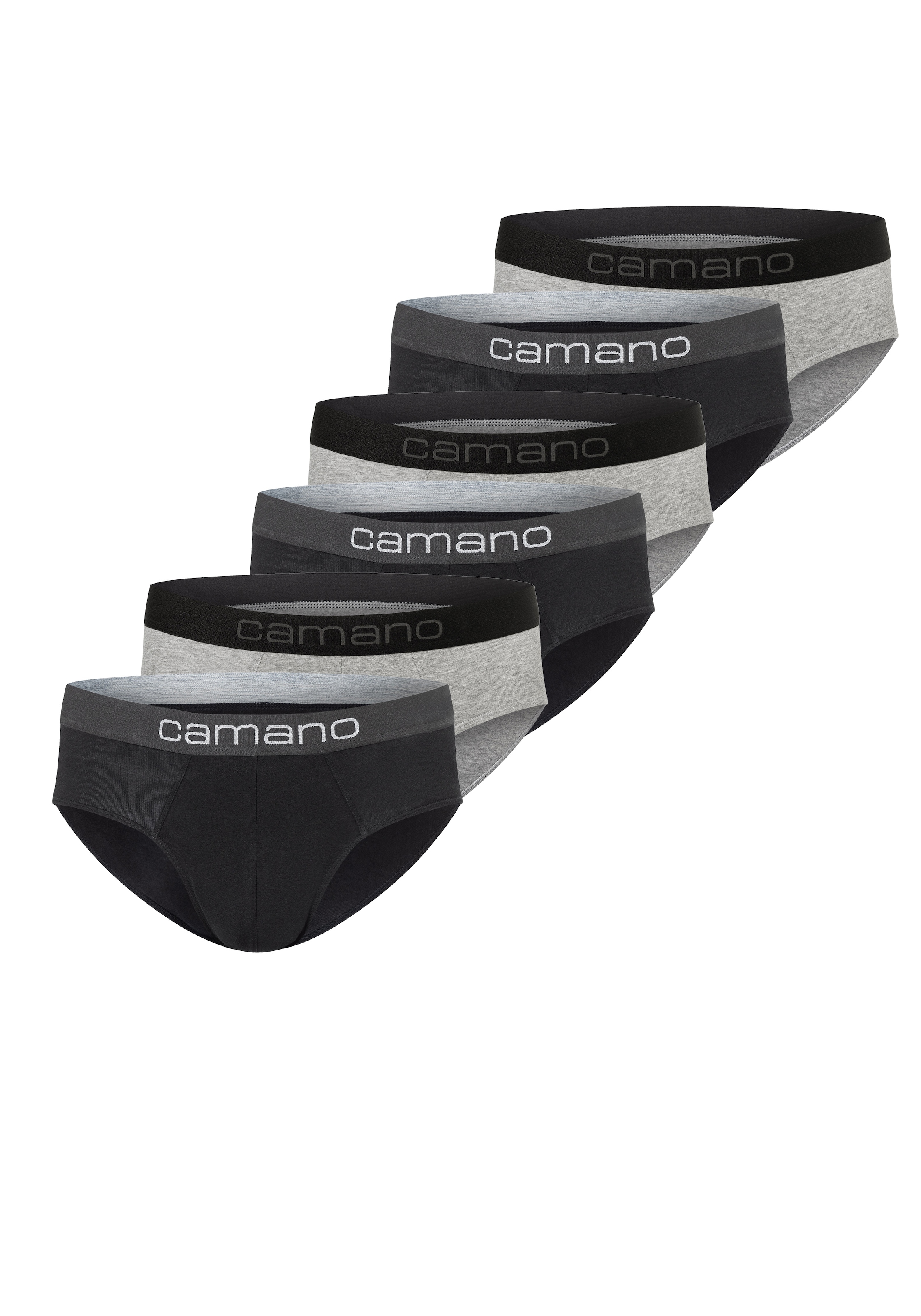 Camano Slip »comfort« pack de 6,  avec ceinture élastique à logo