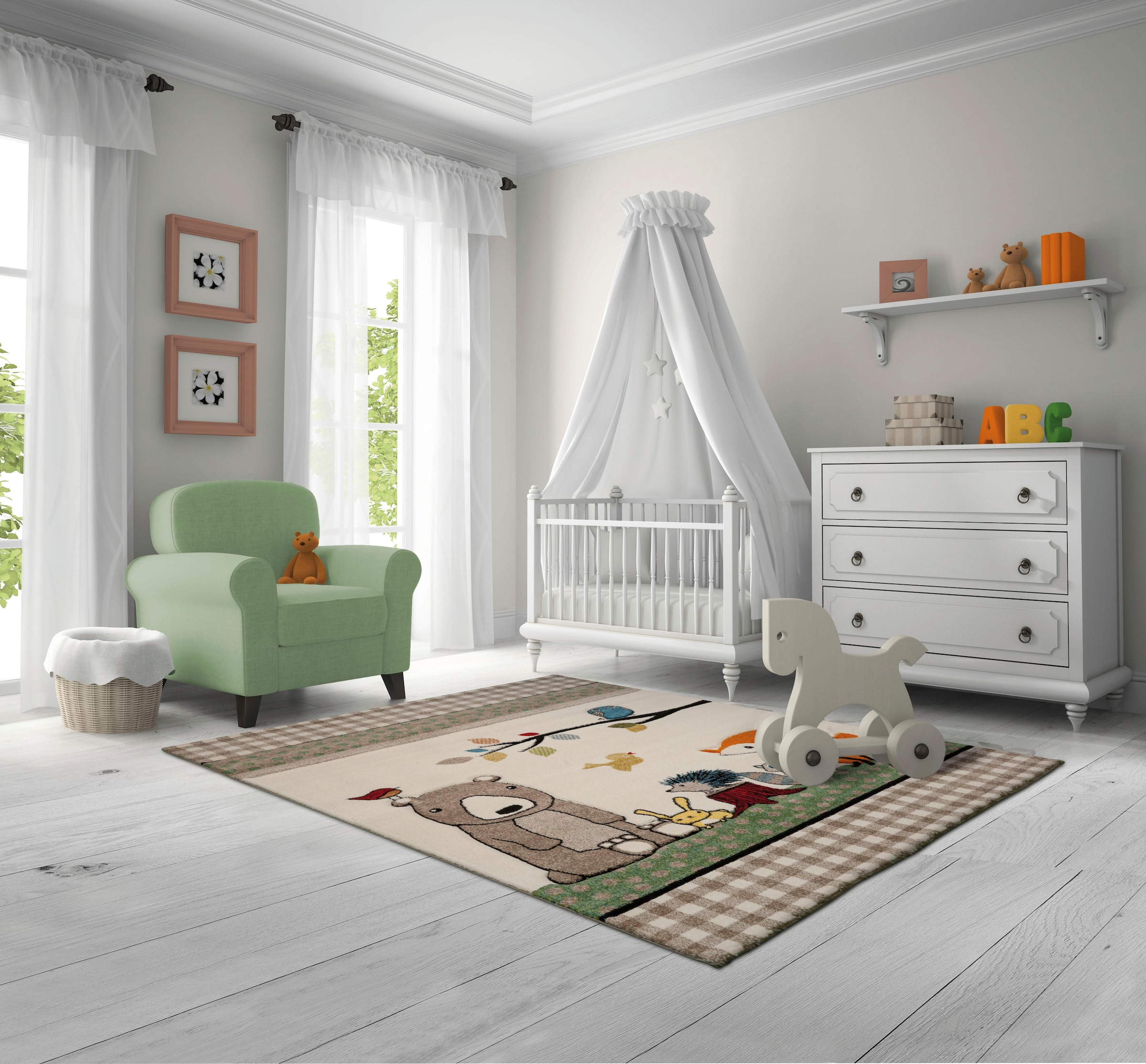 merinos Kinderteppich »Diamond Kids 485« rechteckig 13 mm Höhe