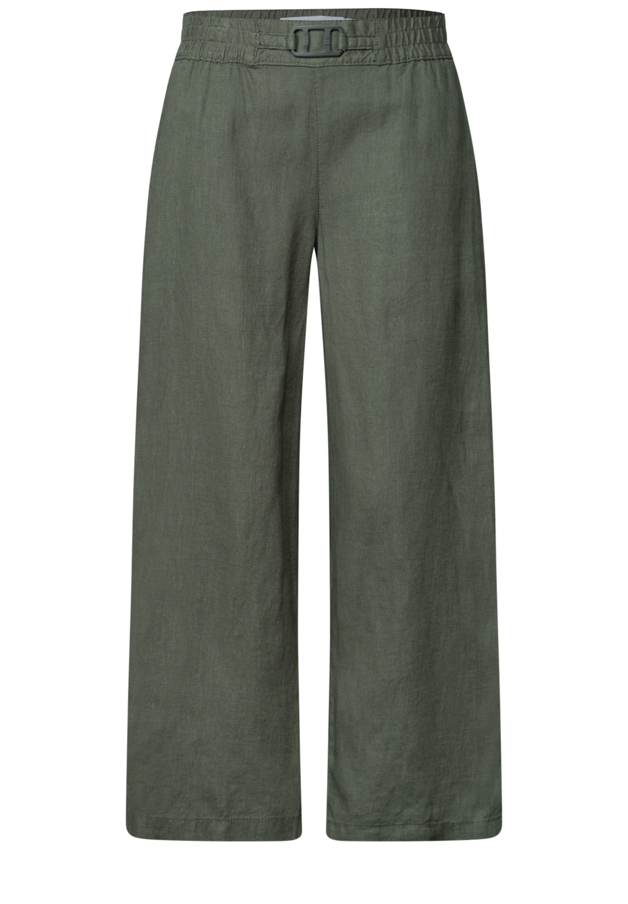 STREET ONE Stoffhose »Style Emee«  Leinenhose mit Schnallendetail