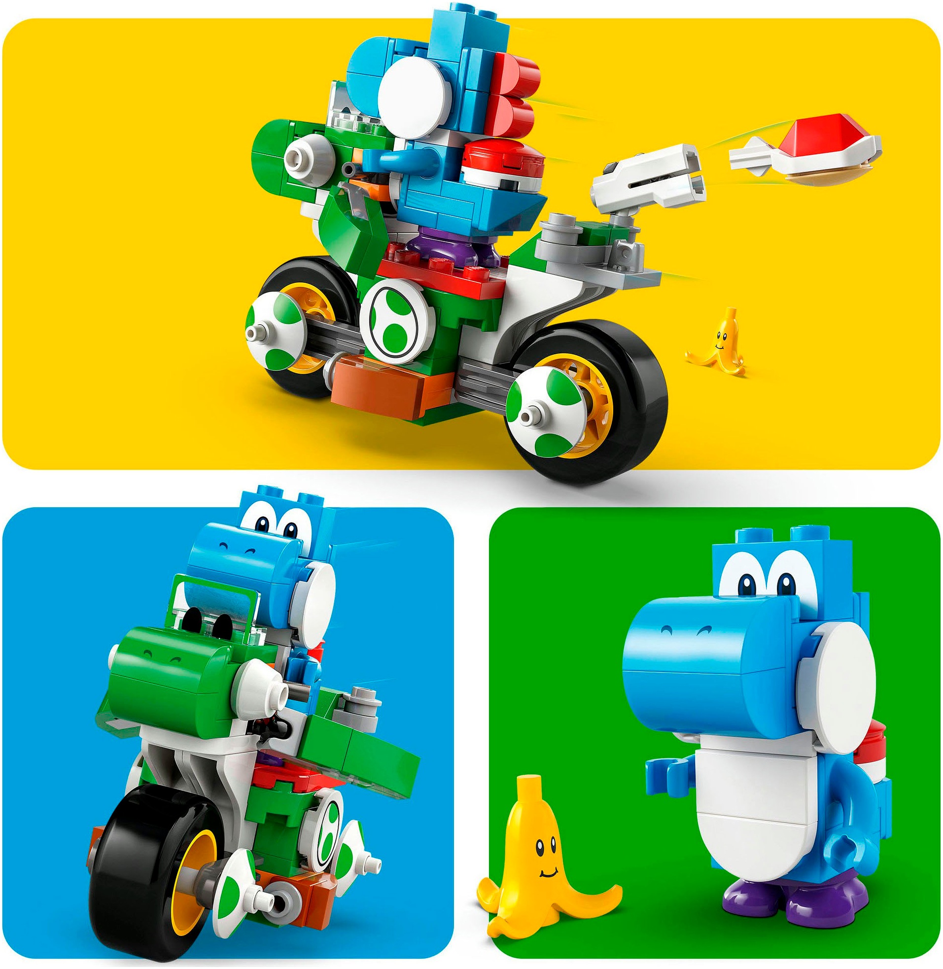 LEGO® Konstruktionsspielsteine »Mario Kart™ – Yoshi–Bike (72031), LEGO Super Mario« Made in Europe
