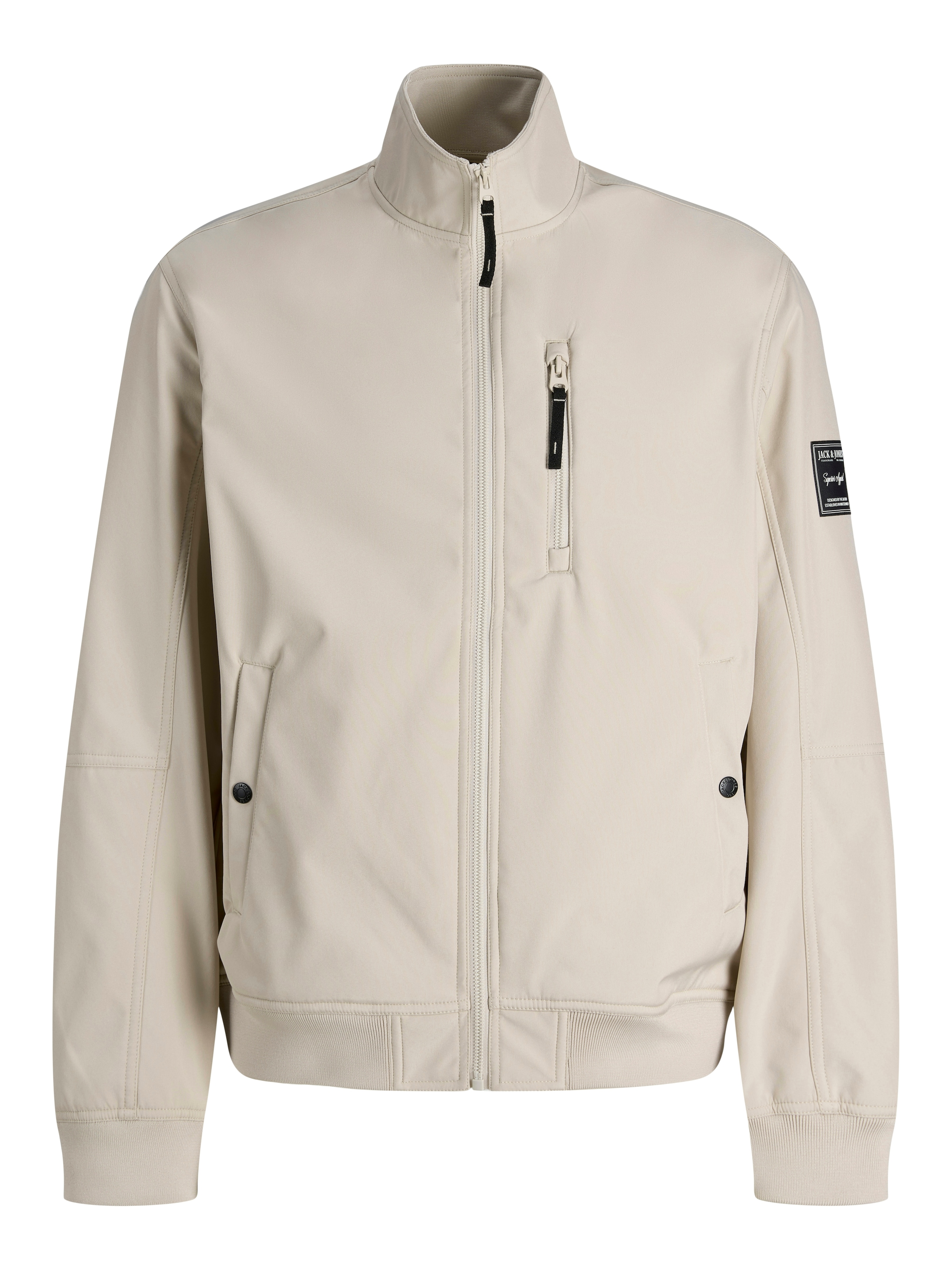 Jack & Jones Veste softshell »JJEPARKER SOFTSHELL BOMBER SN« mit Brust-Reissverschluss