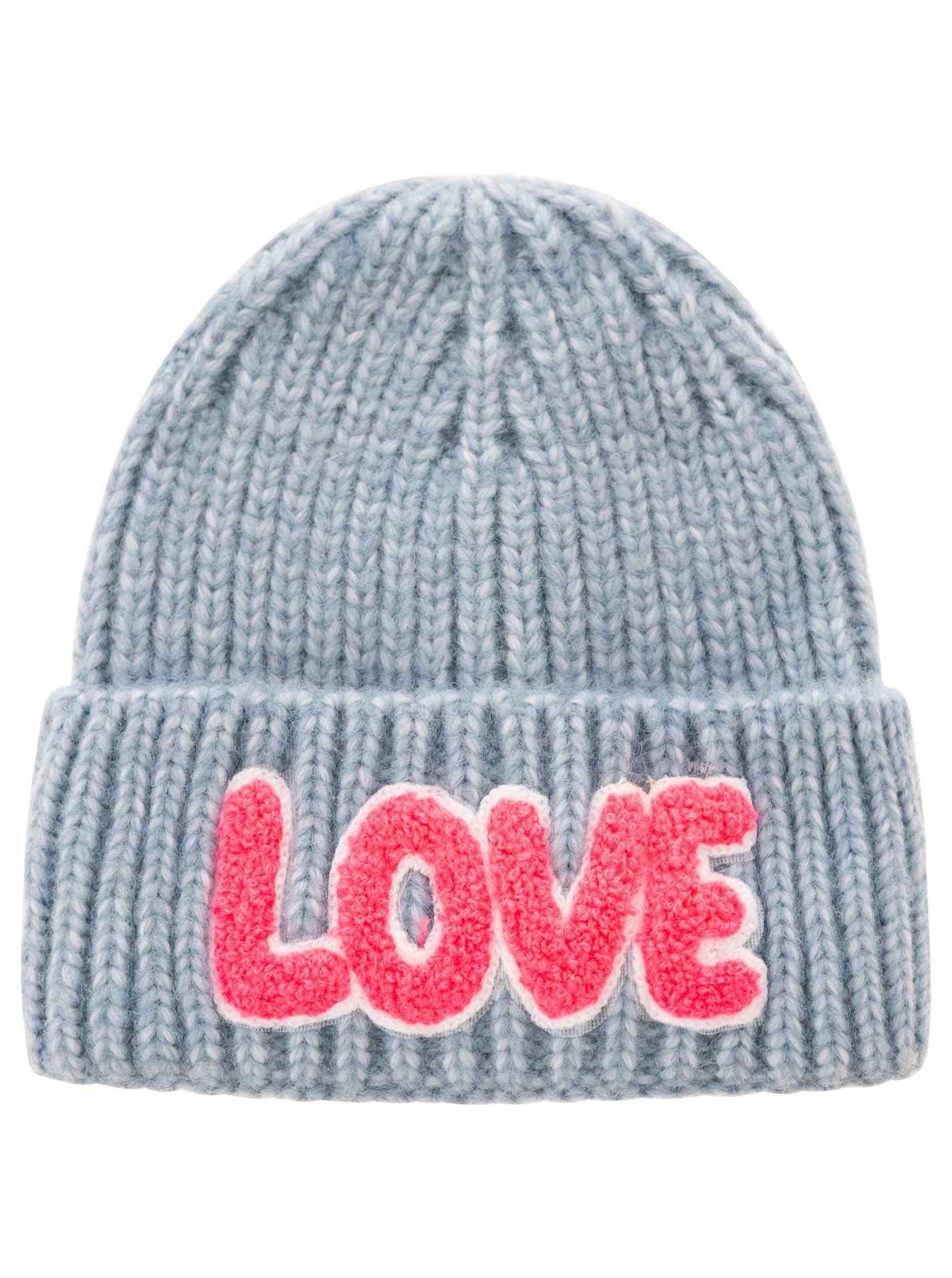 Zwillingsherz Beanie »"Love Label"« mit LOVE-Schriftzug und Wollanteil