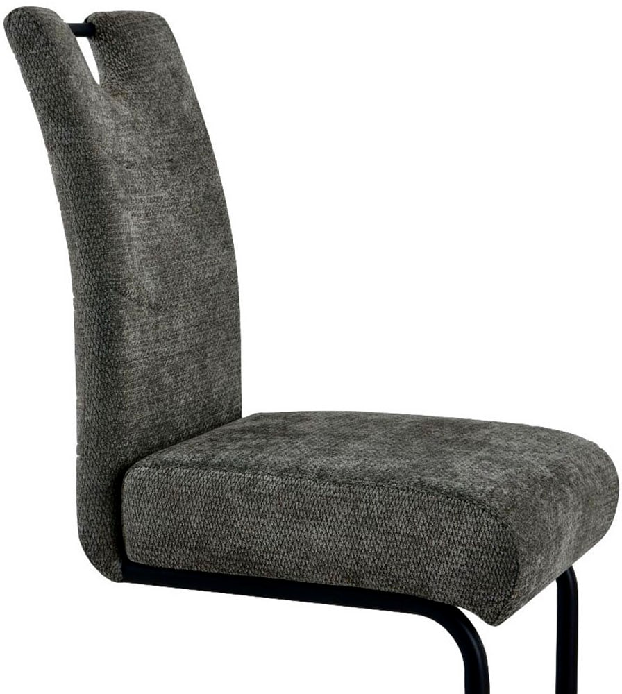 GOODproduct Chaise cantilever »Echo« (Ensemble) 2 cuischaise cantilever confortable avec ressort et poignée, charge maximale 140 kg