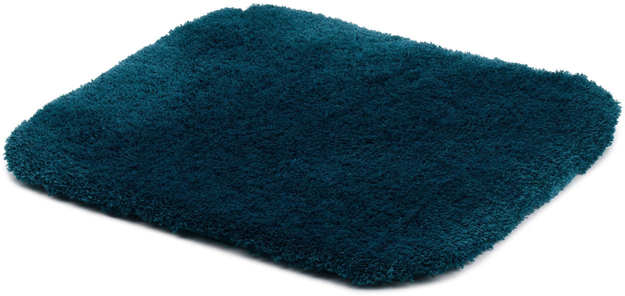 Gözze Tapis de bain »»DELUXE«« revêtement antidérapant compatible chauffage au sol avec poils extra longs
