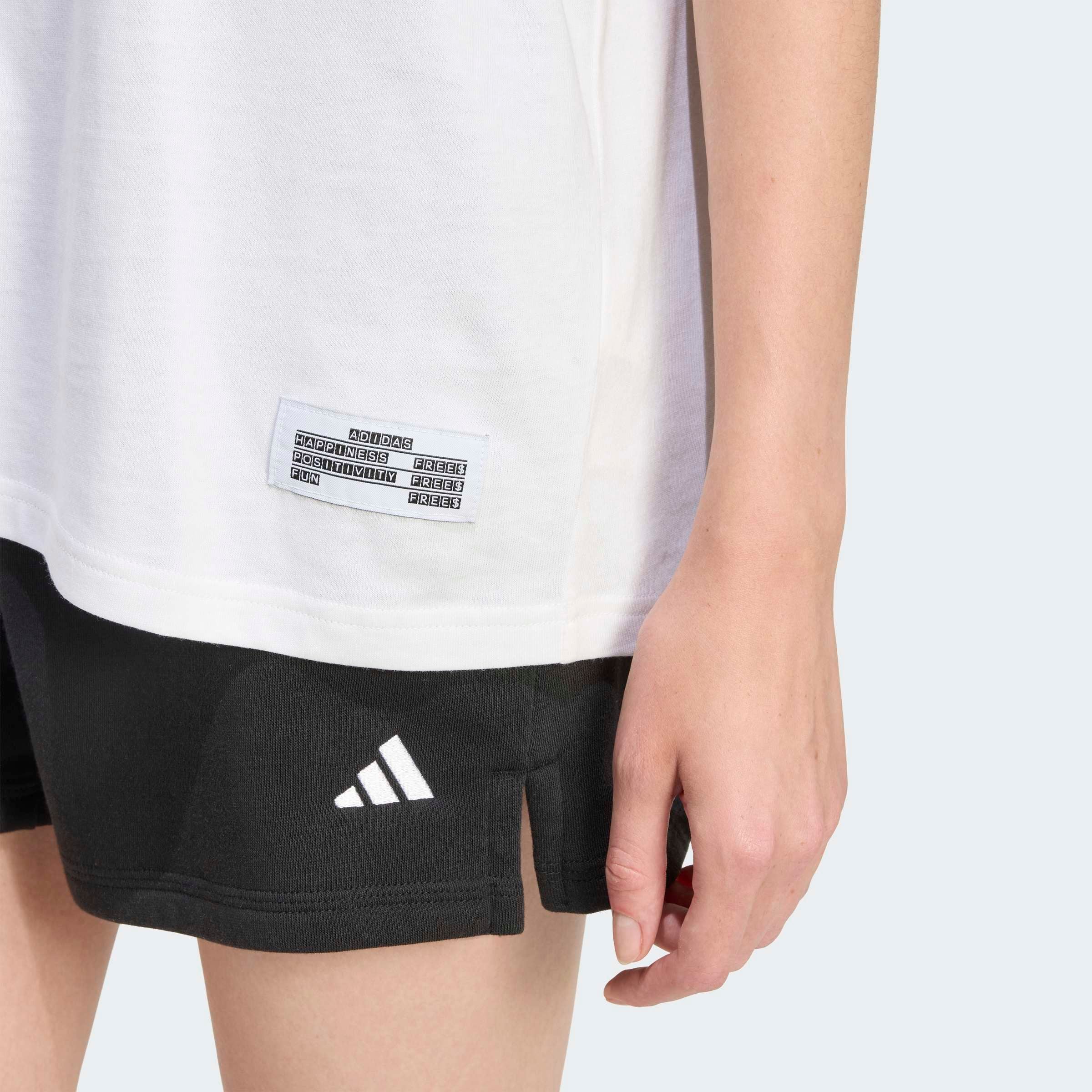 adidas Sportswear T-shirt »MINI EMBROIDERY OVERSIZED GRAPHIC«