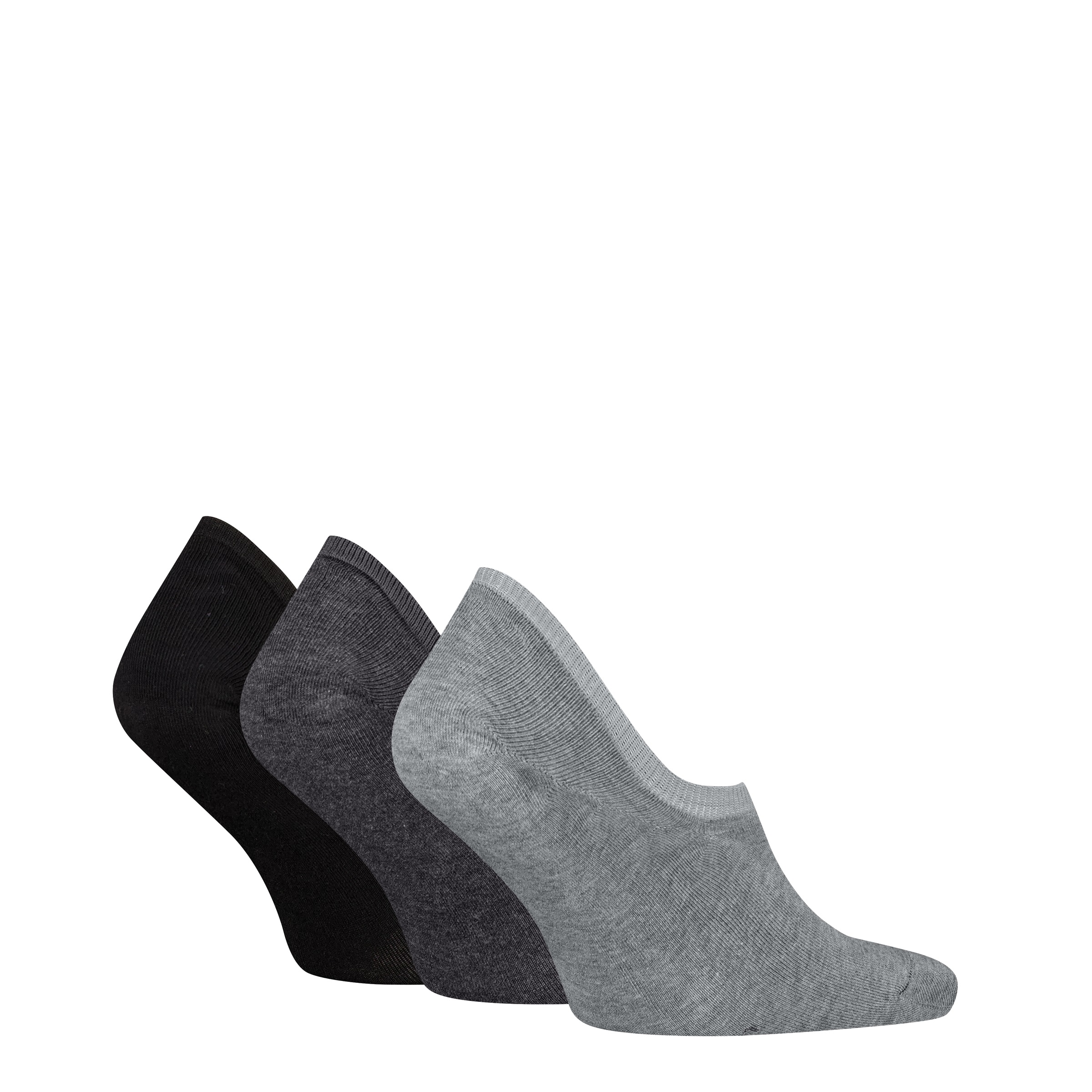 Calvin Klein Chaussons »CK MEN FOOTIE HIGH CUT« 3 paires,  silhouette taille haute, mélange coton