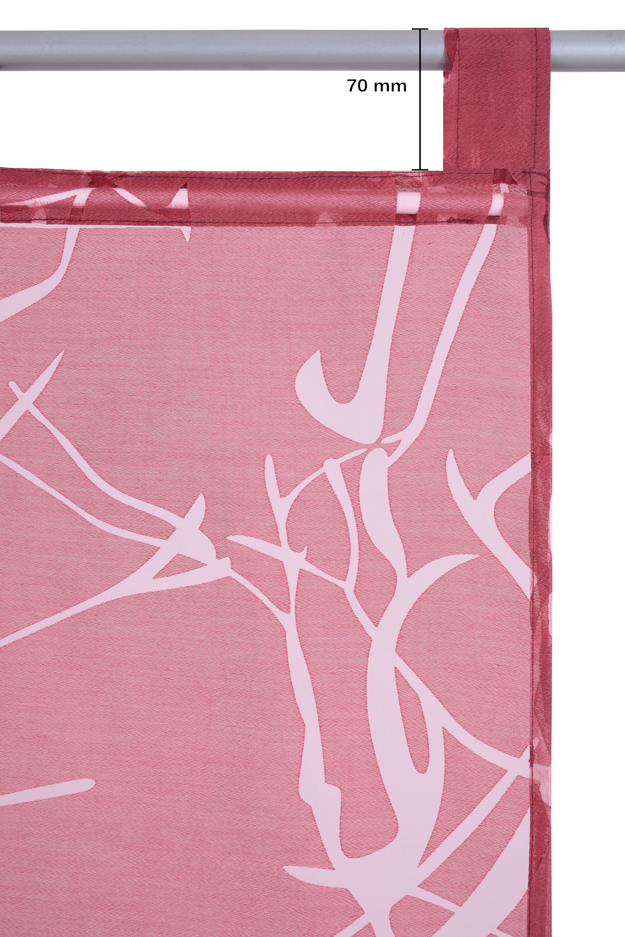 my home Schiebegardine »Anna« Schlaufen 1 Stk. tlg. Inkl. Beschwerungsstange