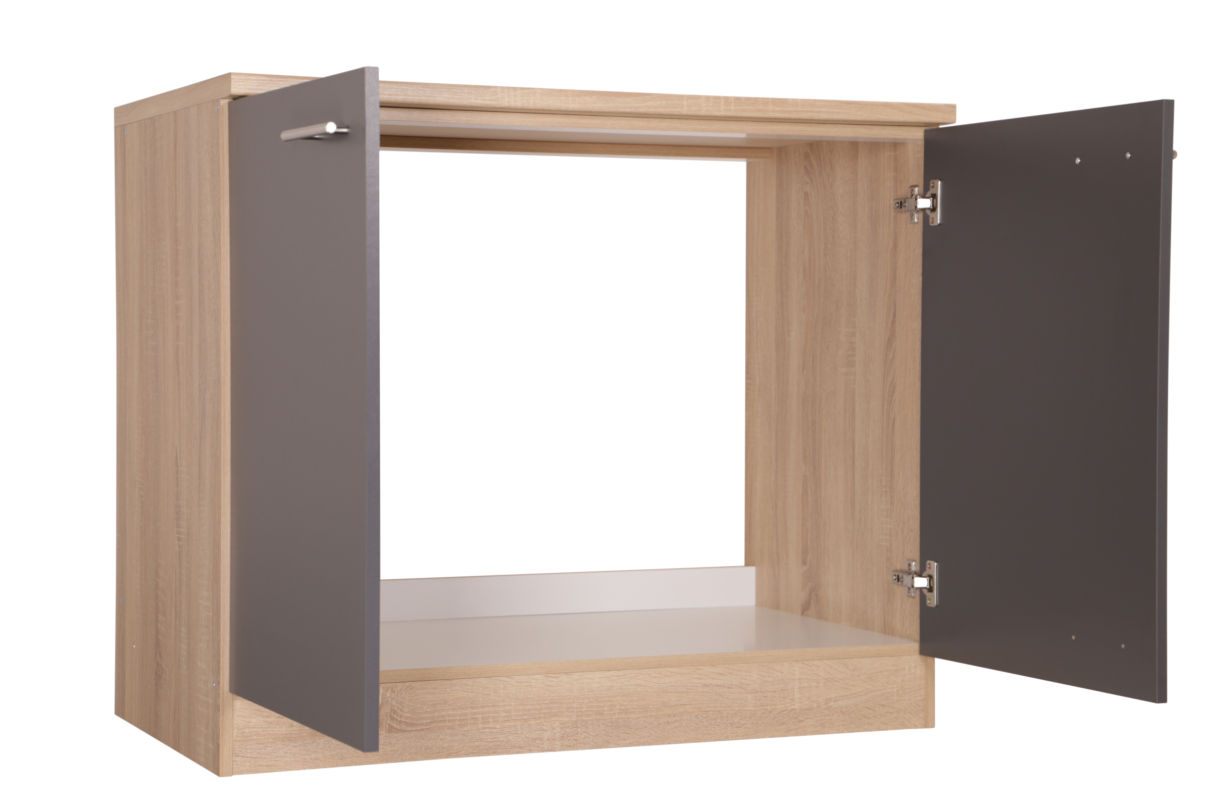 RESPEKTA Meuble évier »Merle« Breite 100 cm, Soft-Close, Griffe aus Metall, 85 cm Arbeitshöhe