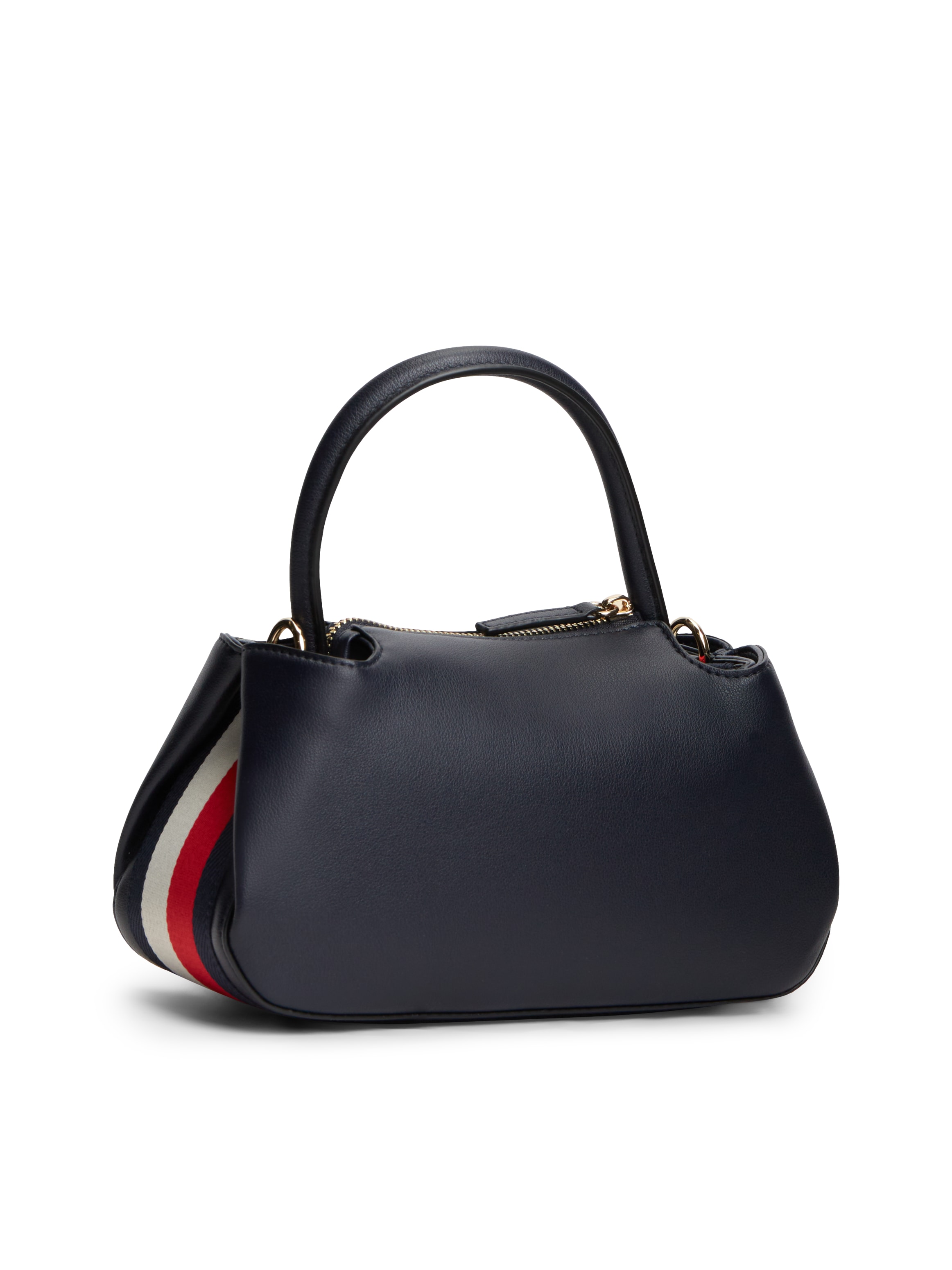 Tommy Hilfiger Sac à bandoulière »TH LOGOTAPE MINI SATCHEL« Damen Handtasche, Umhängetasche mit goldfarbenen Details