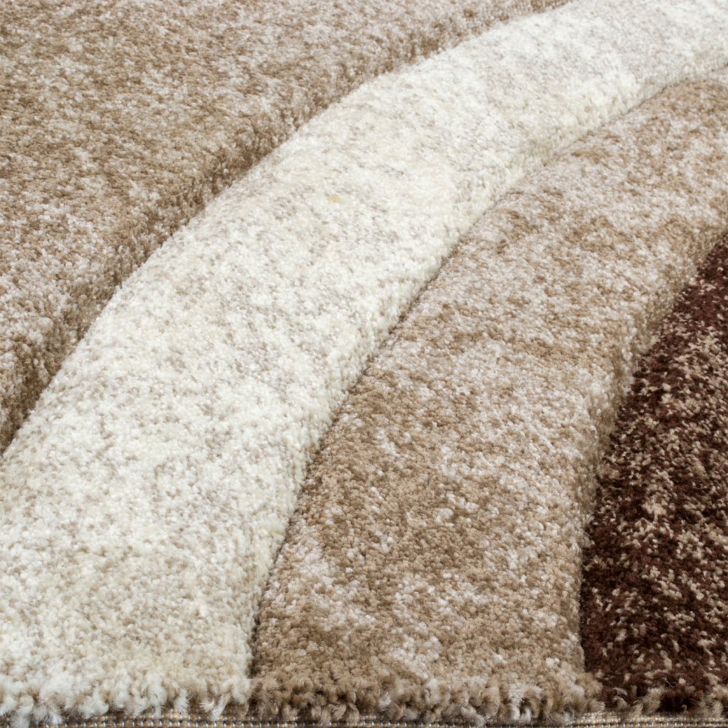 Paco Home Tapis »Brillance 758« Rectangulaire 14 mm Höhe Kurzflor, modernes geometrisches Design, auch als Läufer