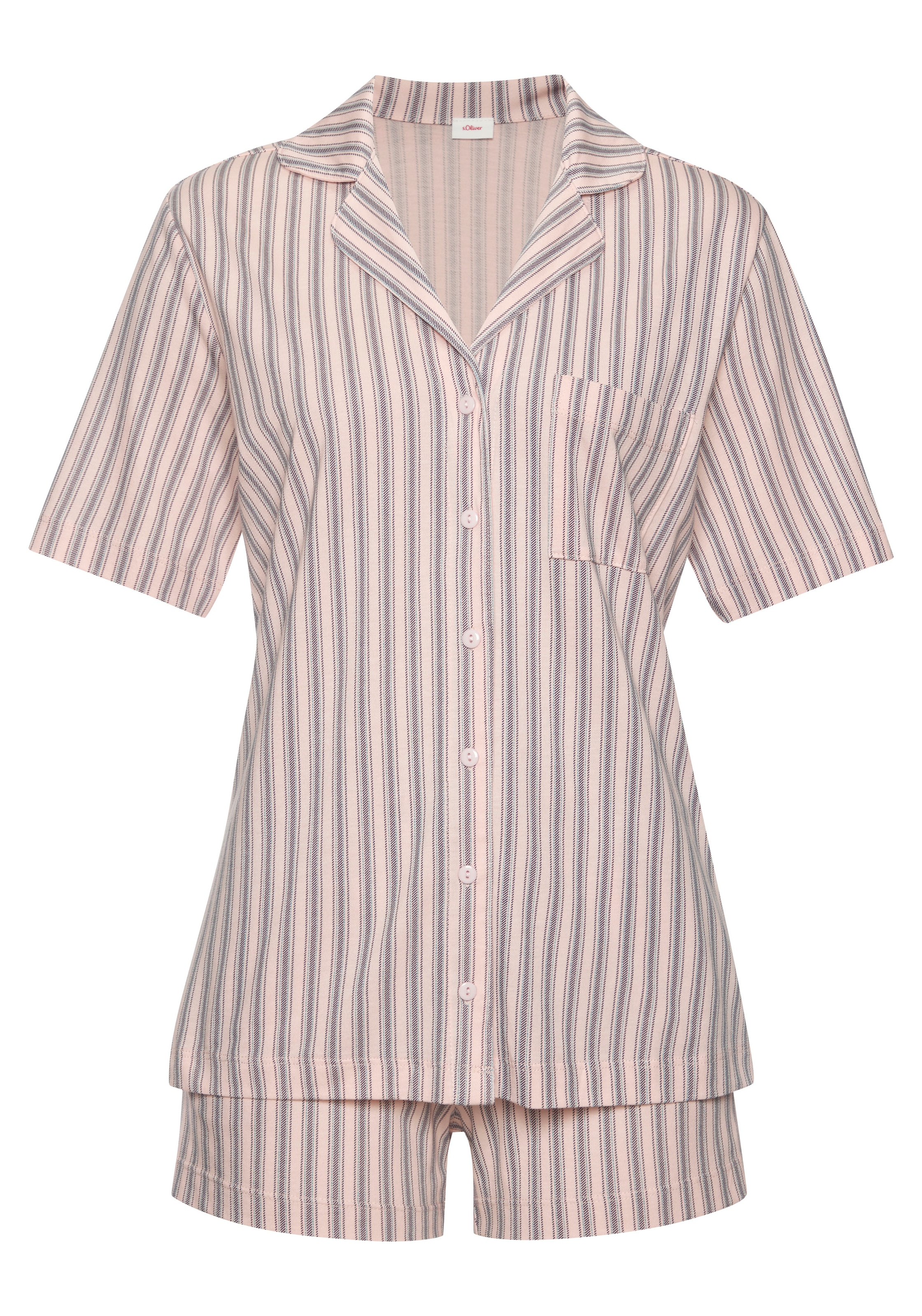 s.Oliver Shorty Set, 2 tlg. in klassischer Form