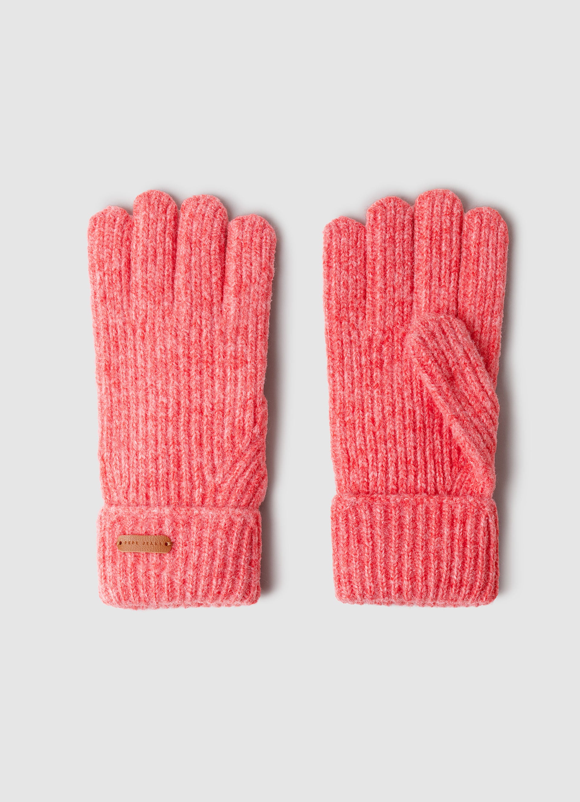 Pepe Jeans Gants tricotés »FRANCISY GLOVES« avec écusson label