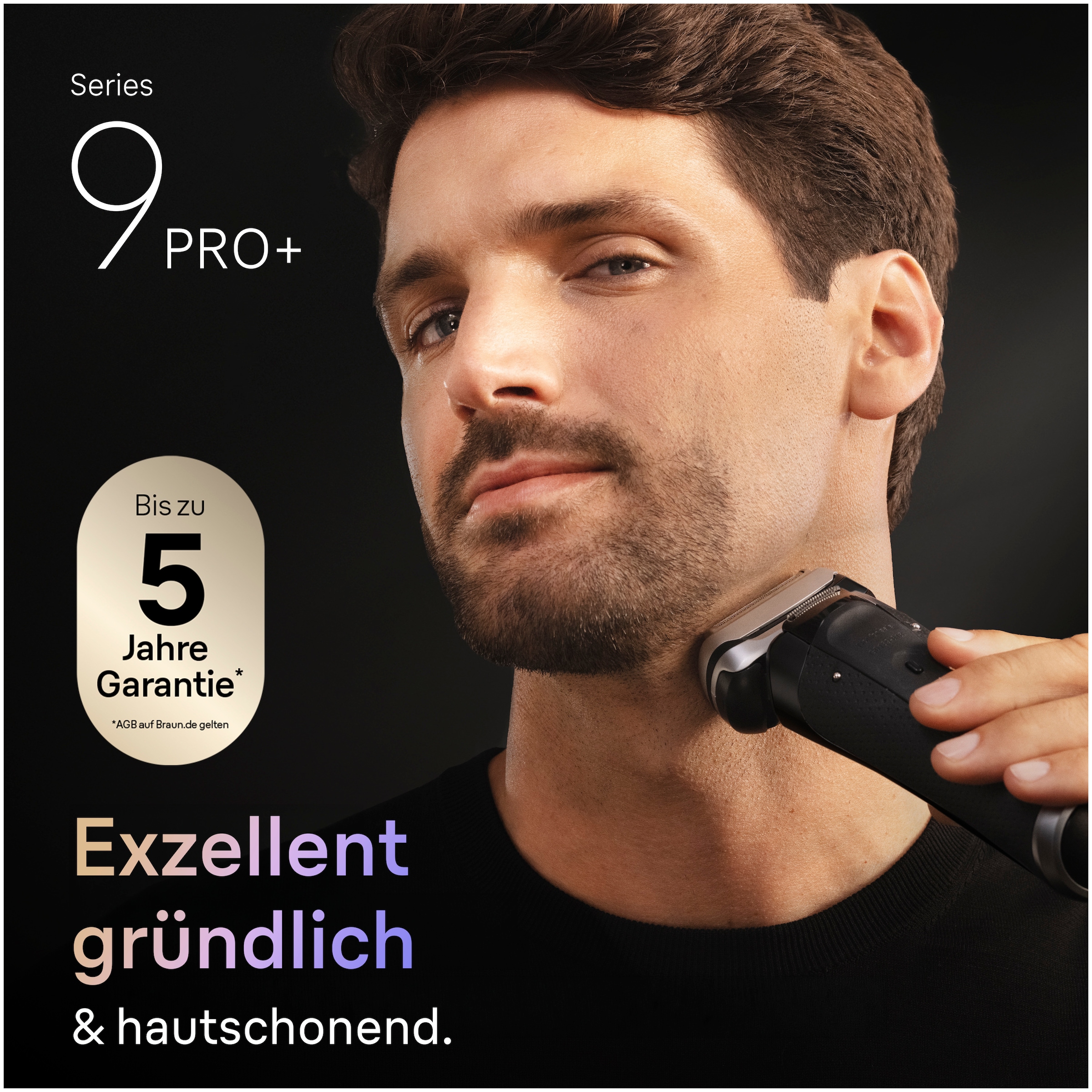 Braun Elektrorasierer »Series 9 9610s« integrierter Präzisionstrimmer Pro-SensoAdapt, Ladeständer, 5+1 ultradünne Präzisionsklingen