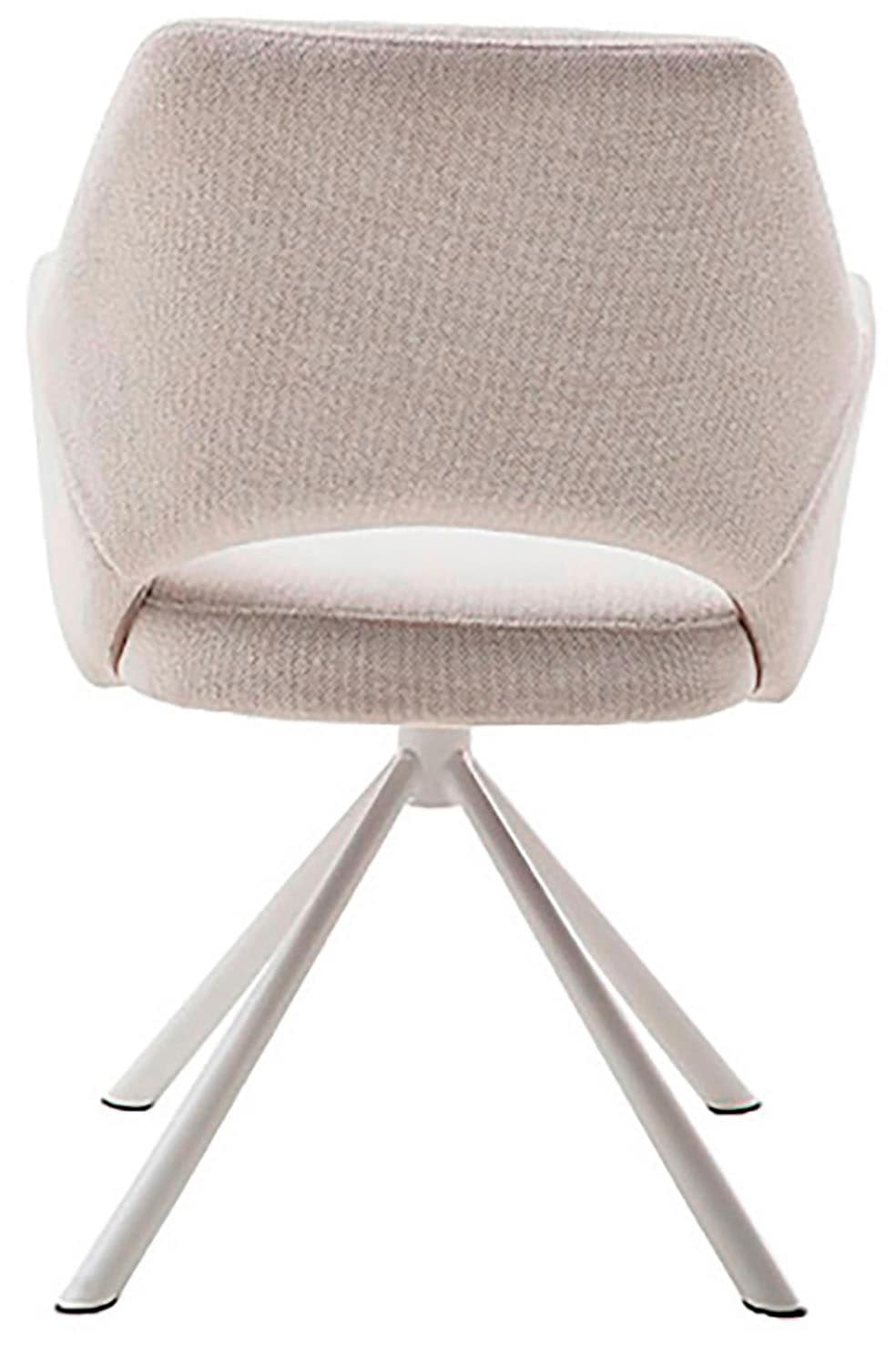 MCA furniture 4-Fussstuhl »BEVERLY« (Set) 2 Stk.Esszimmerstuhl,Chenilleoptik,360°drehbar,Sitzhöhe 49cm,belastbar 120kg