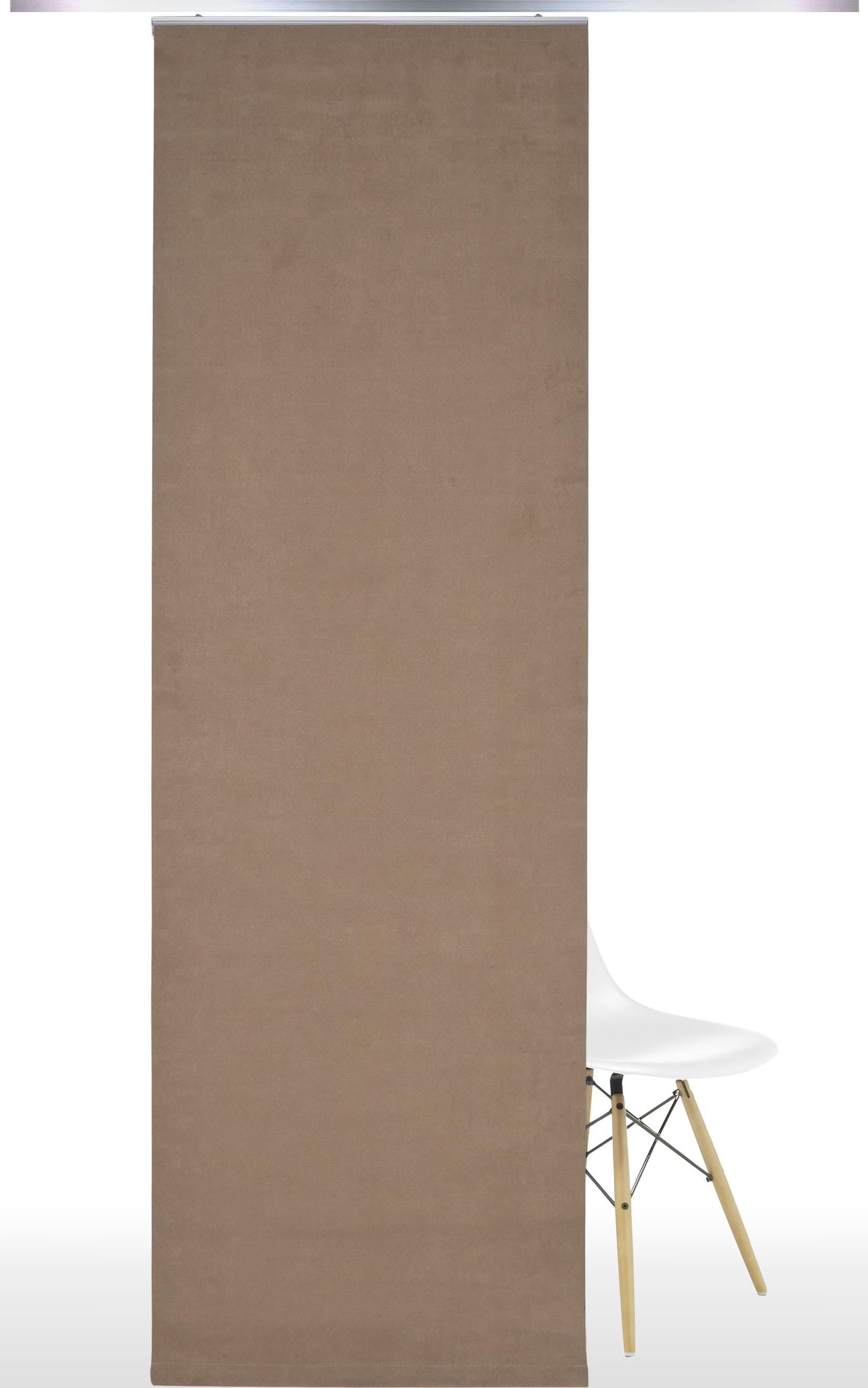 Liedeco Schiebegardine Klettband 1 Stk. tlg. HxB: 245x60, ohne Paneelwagen