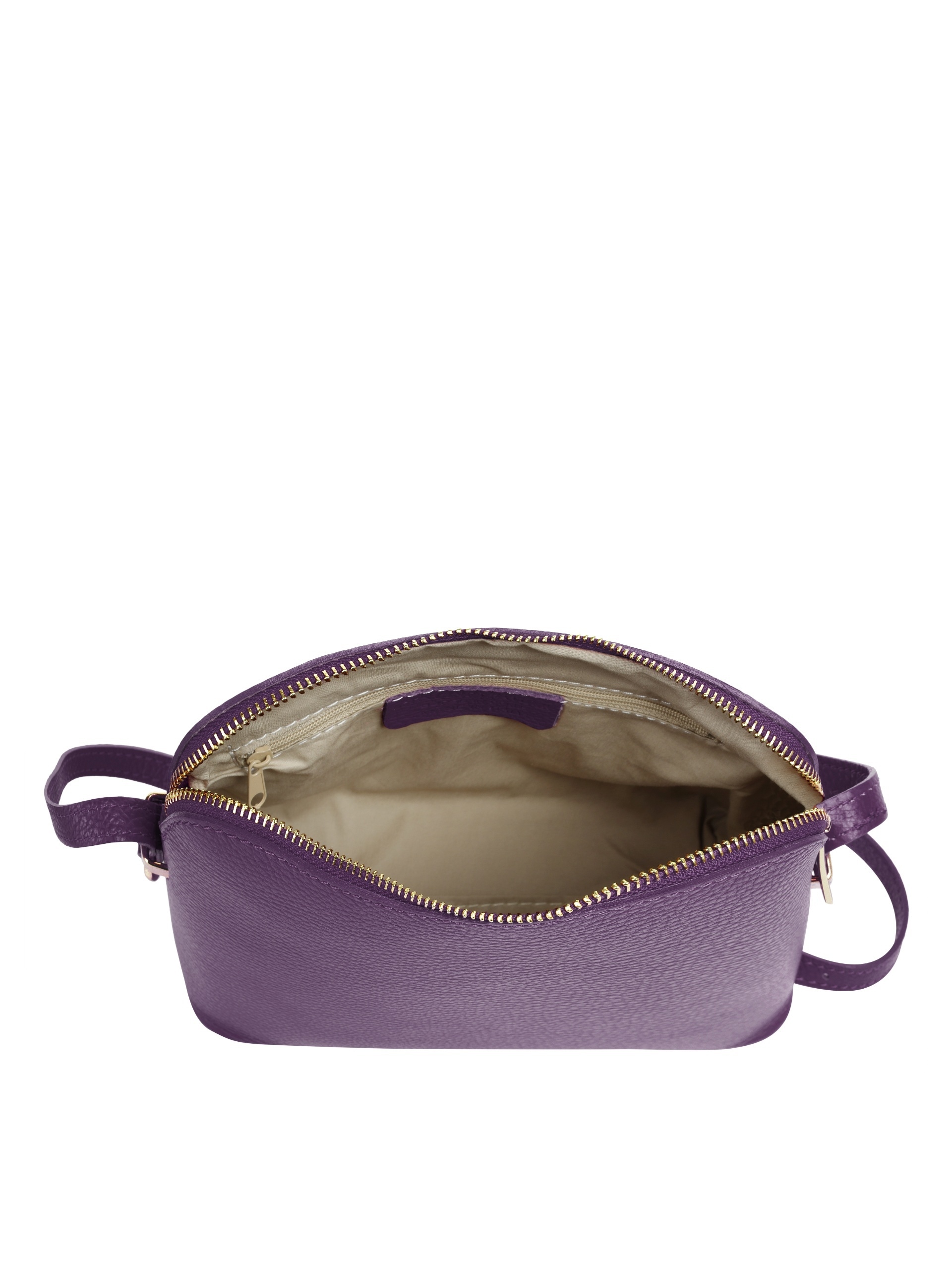 Cluty Umhängetasche echt Leder, Made in Italy