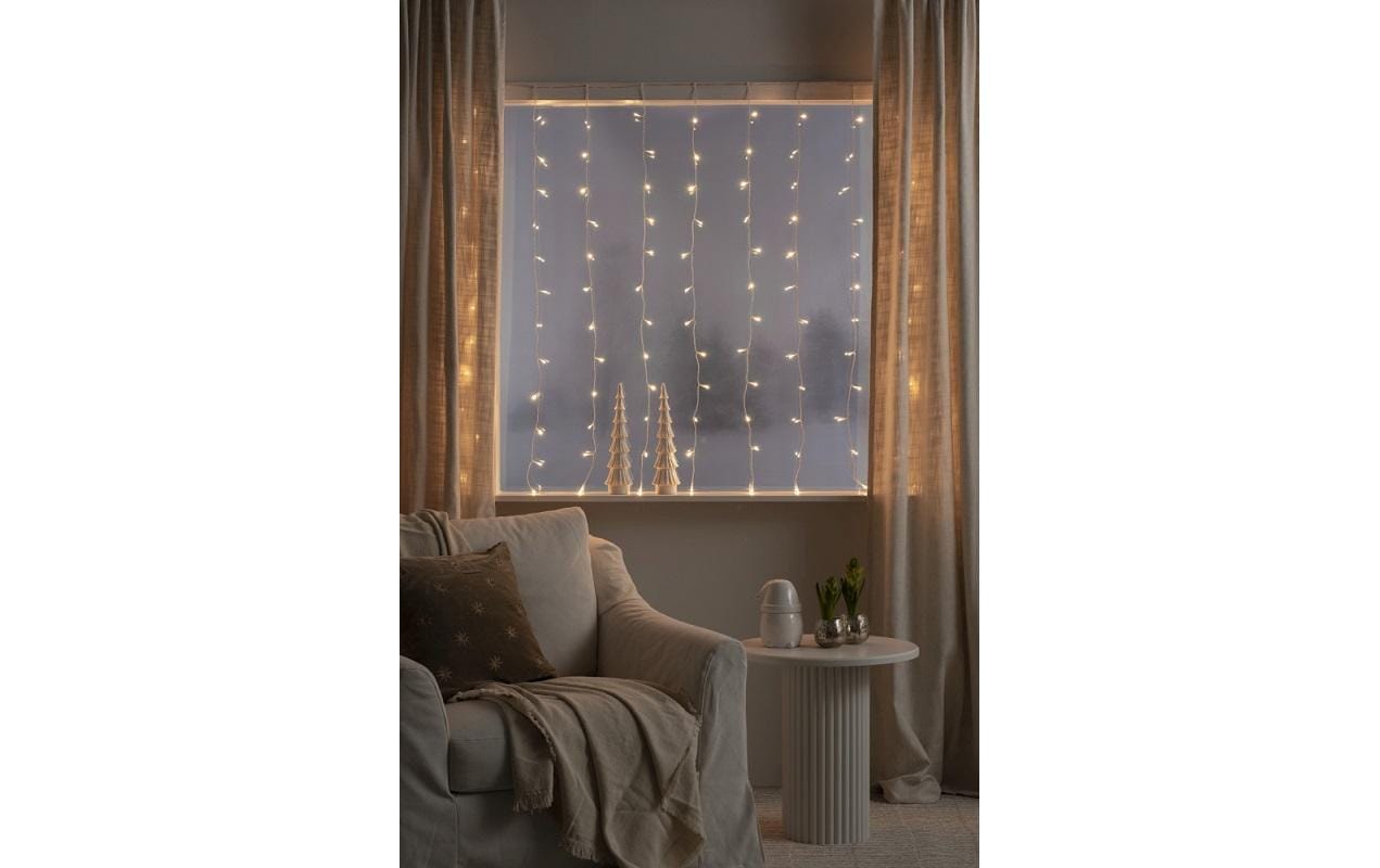 KONSTSMIDE LED-Lichtervorhang »für d« 120 Stk.-flammig