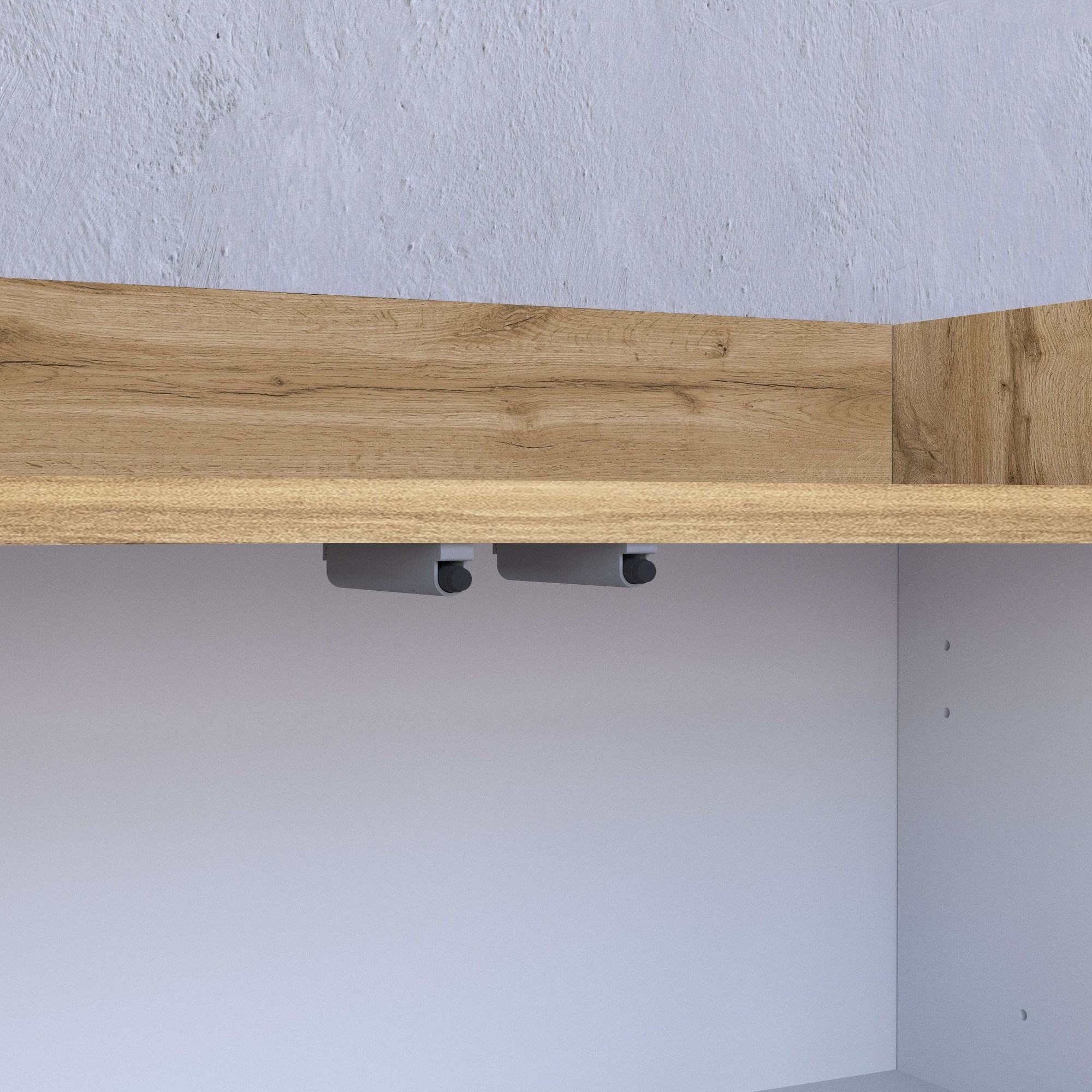 GOODproduct Sideboard »BOLSENA, Kommode, Schrank,Lowboard mit 8 Fächer und offenes Ablagefach« 1 Stk. tlg. Breite 200 cm,stehend/hängend,Fronten Hochglanz lackiert,Made in Italy