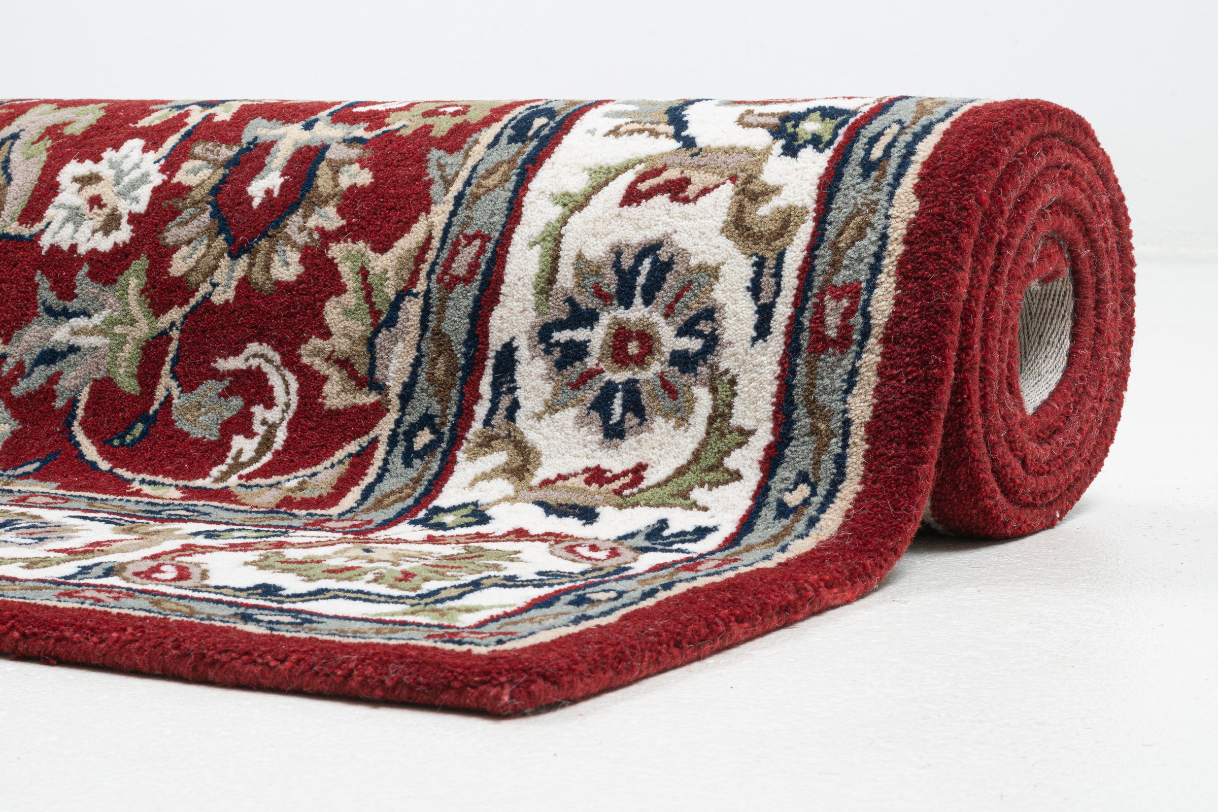 THEKO Wollteppich »Royal Orient Isfahan« rechteckig 14 mm Höhe handgetuftet, Orient-Optik, reine Wolle