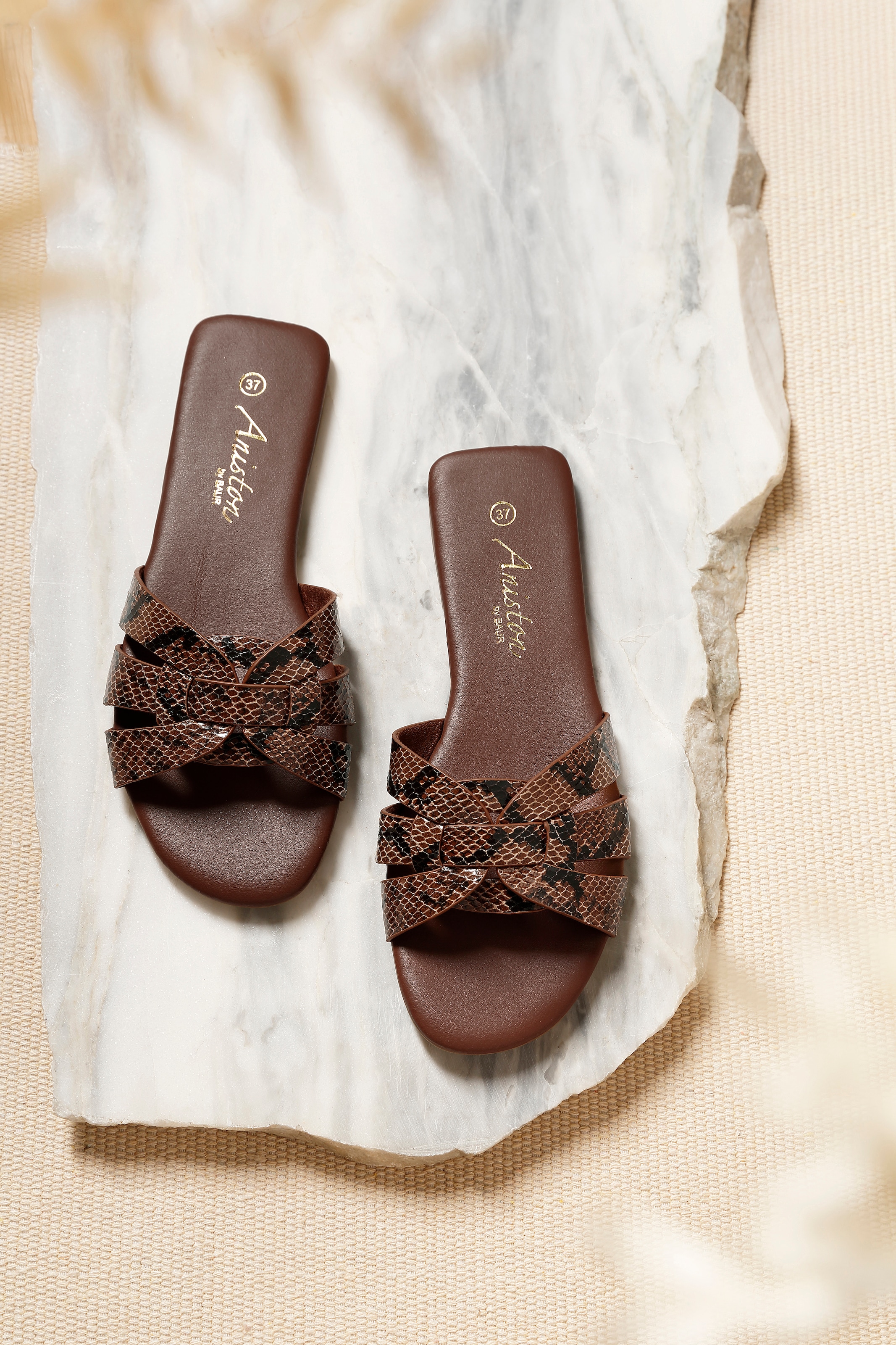 Aniston SHOES Pantolette  Sommerschuh, Flat - NEUE KOLLEKTION