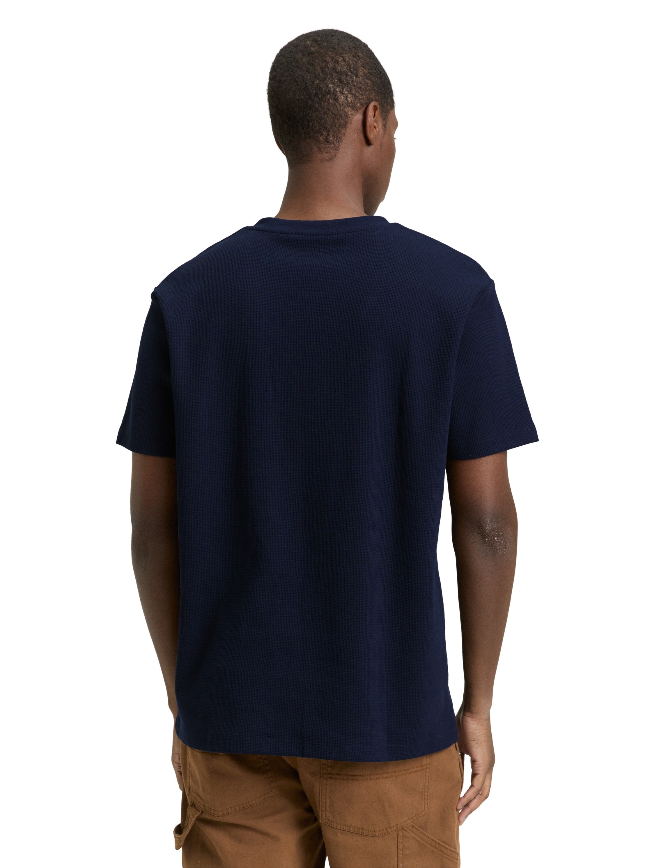 TOM TAILOR Denim T-shirt in Piqué-Qualität