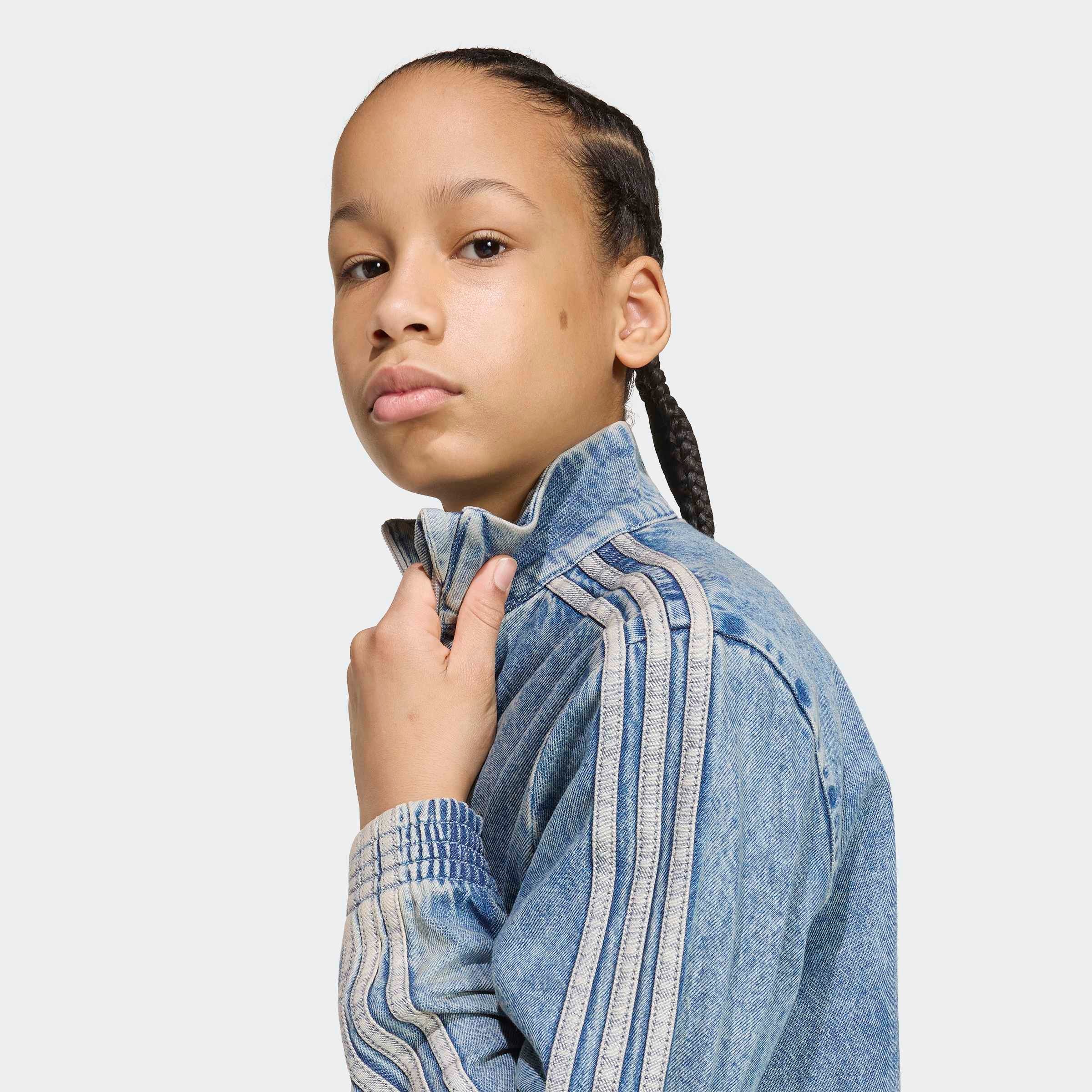 adidas Originals Veste d'extérieur »FIREBIRD ORIGINALS, DENIM, LOCKER GESCHNITTEN«