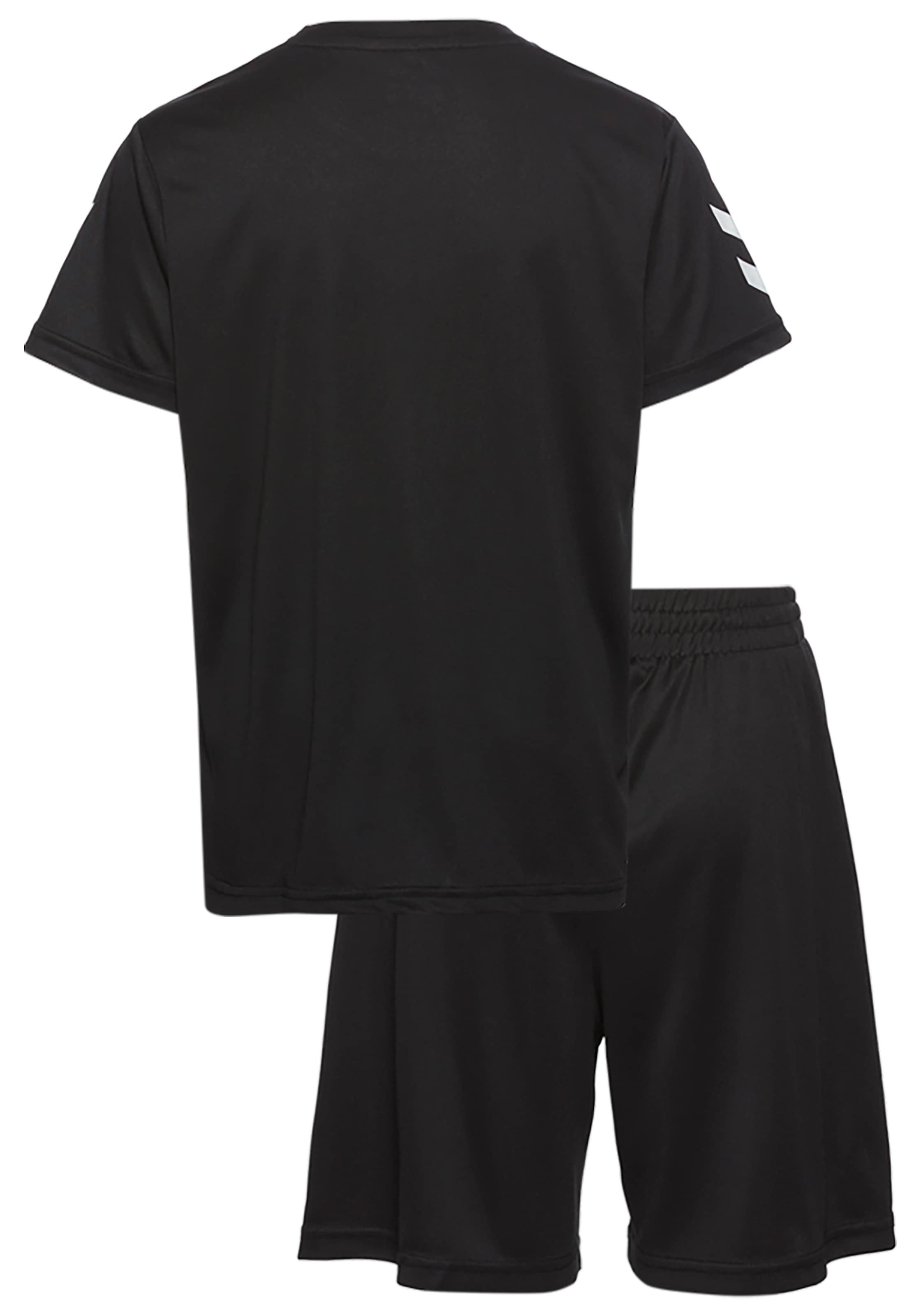 hummel T-shirt & short »HMLLOGO SET KIDS« Set, 2, 2 cuis mit elastischem Bund, aus Polyester, pflegeleicht, sportlicher Stil