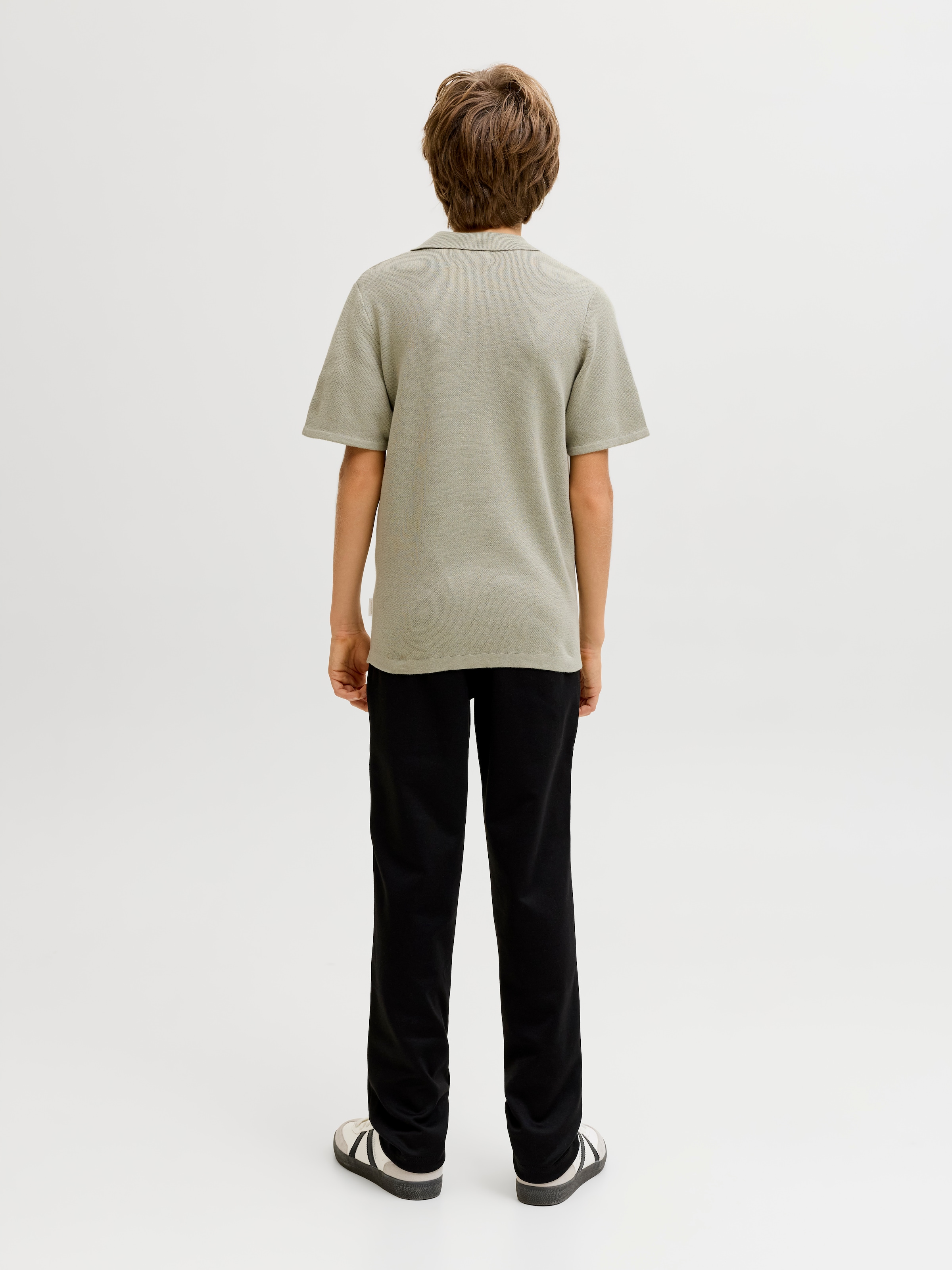 Jack & Jones Junior Pull à col polo »JORNORREBRO LIGHT KNIT SS POLO JNR«