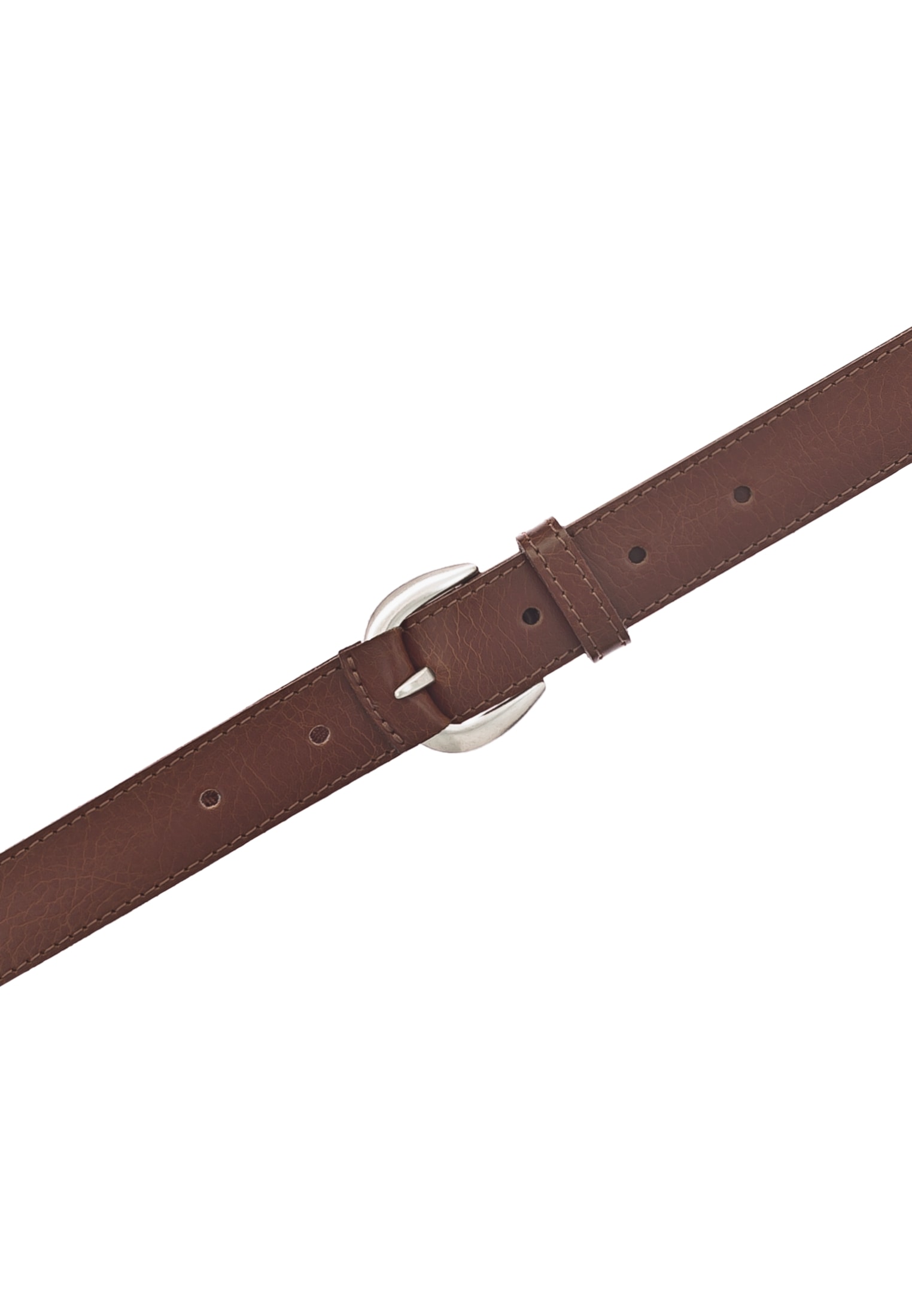 Tamaris Ledergürtel aus Leder teilbezogene Dornschliesse