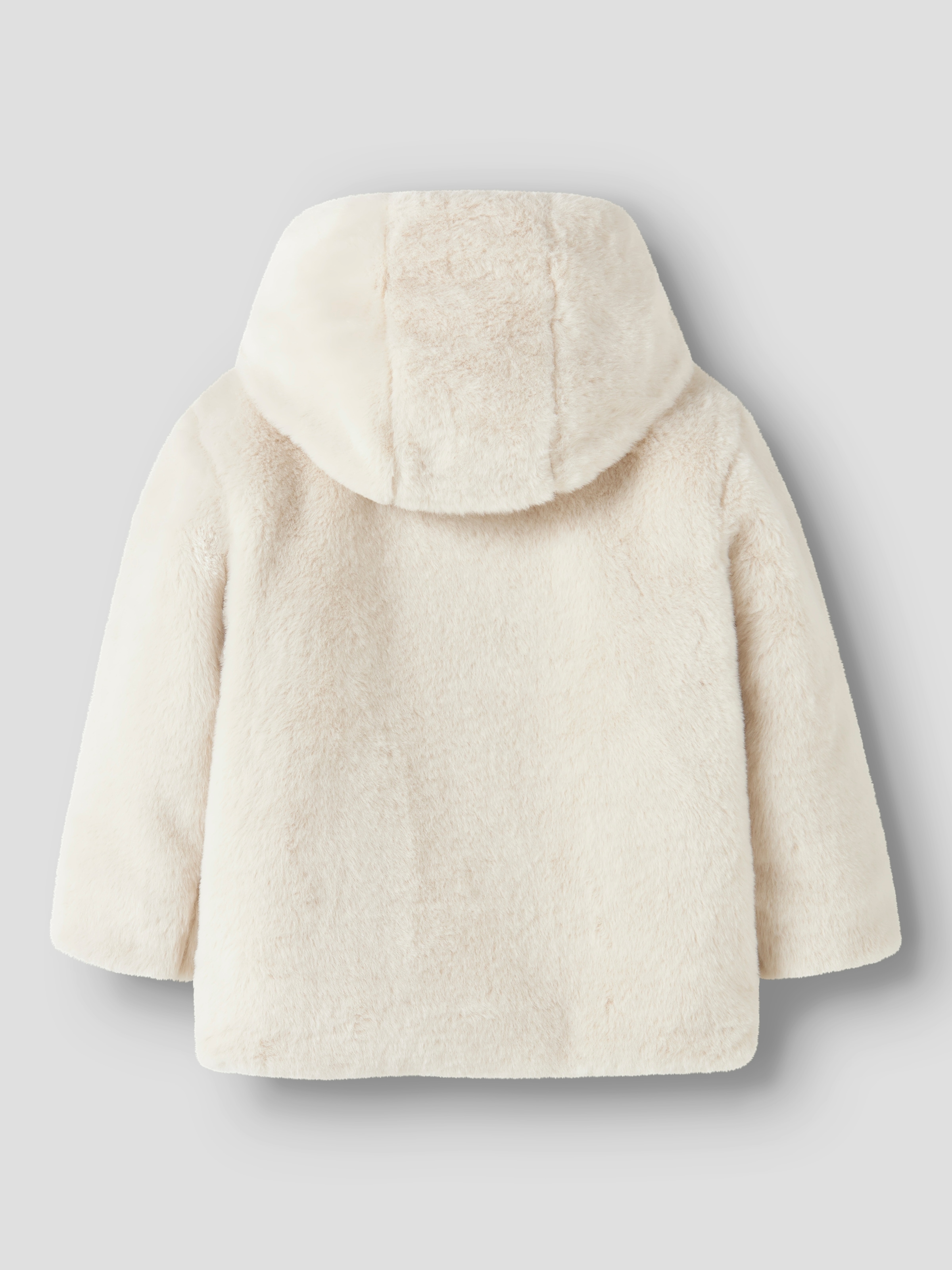 Name It Veste en fausse fourrure »NMFMILA JACKET W HOOD PB« avec capuche fibre synthétique